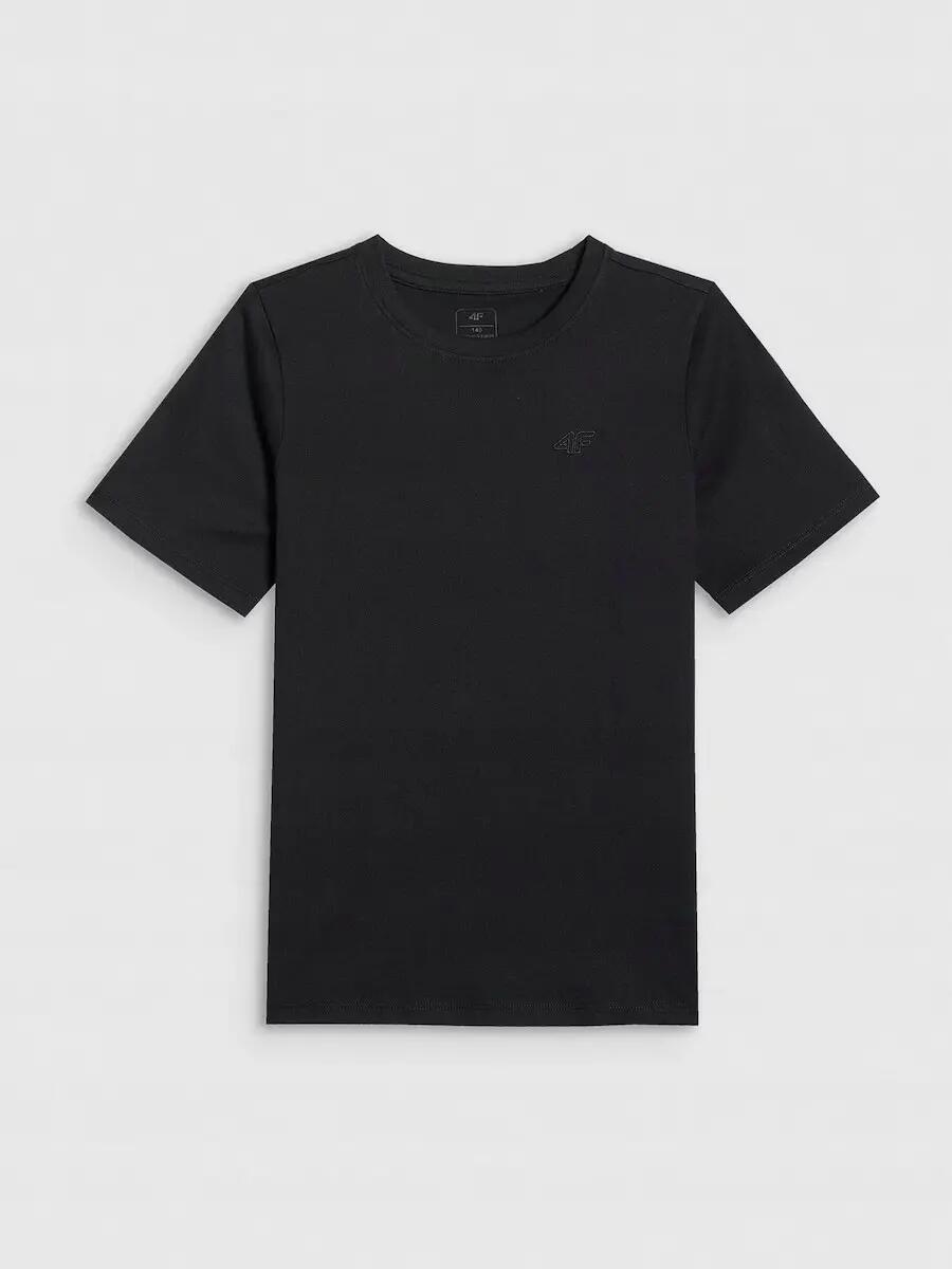 T-shirt chłopięcy bez nadruku 4F 4FJWMM00TTSHM2330 8/9