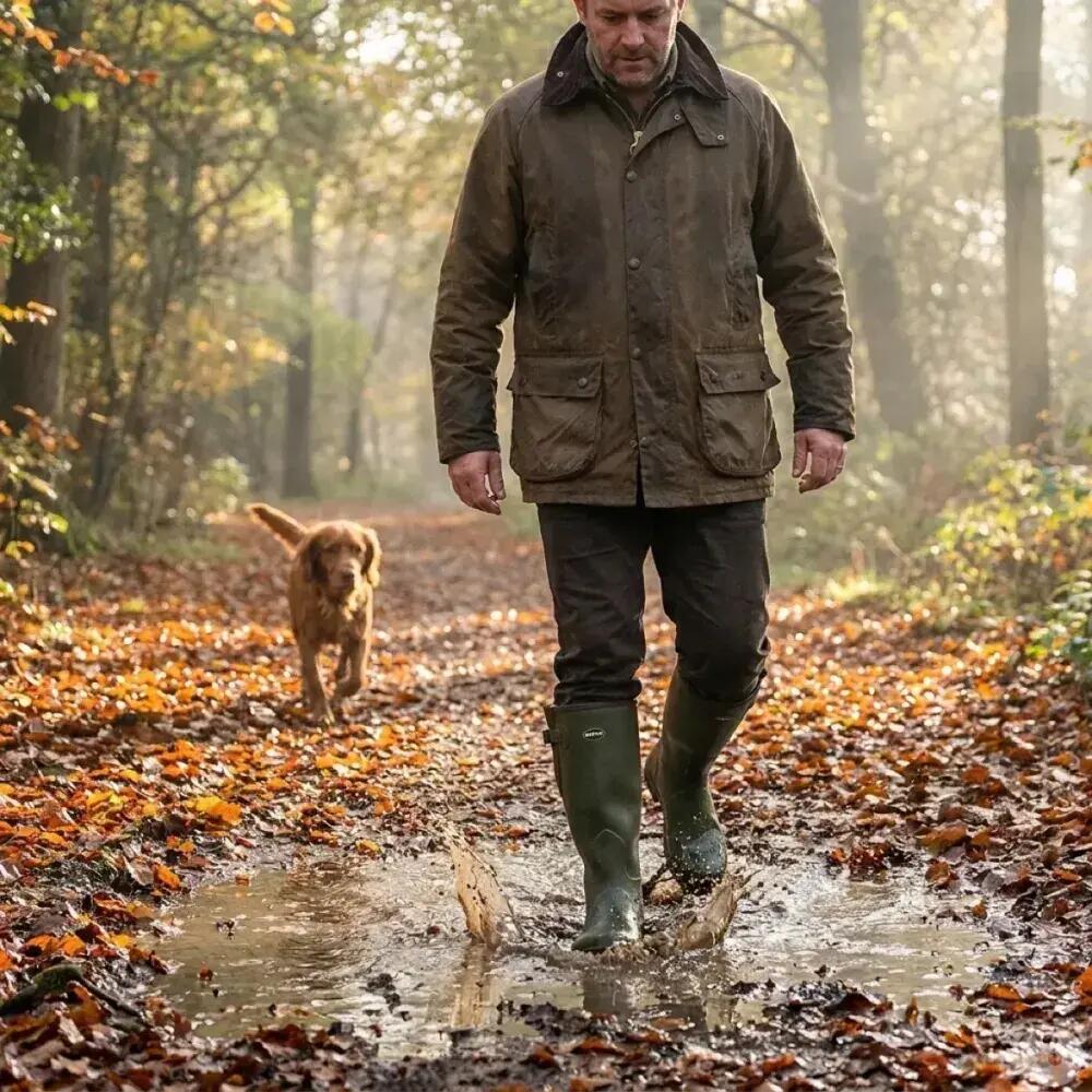 Bottes Arxus Pioneer vertes en caoutchouc naturel 5/9