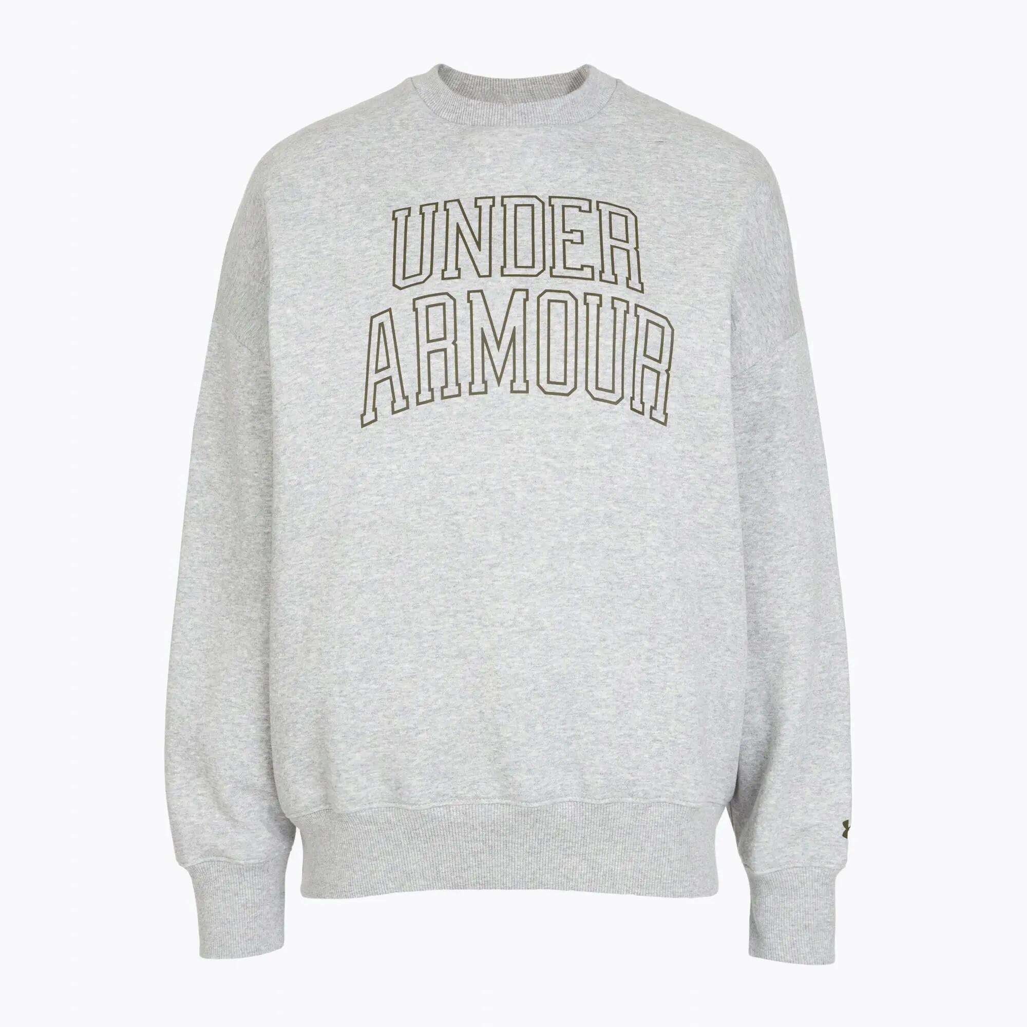 BLUZA DAMSKA UNDER ARMOUR Z ZAMKIEM DO POŁOWY SPORTOWA VARSITY 3/4