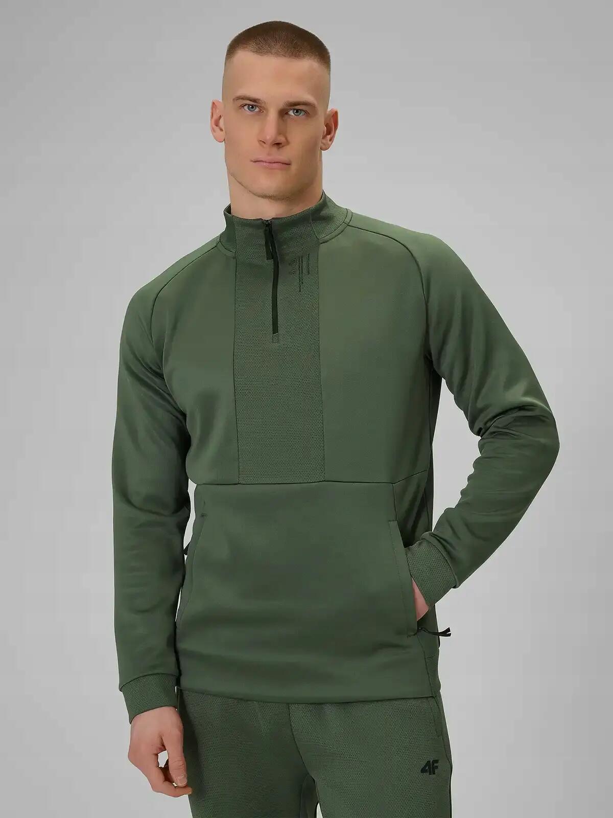 BLUZA MĘSKA TRENINGOWA 4F SPORTOWA SZYBKOSCHNĄCA XXL M628 SS26 3/10