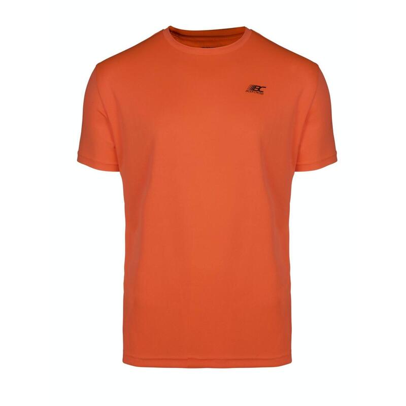 T-shirt running Meo arancione fluorescente