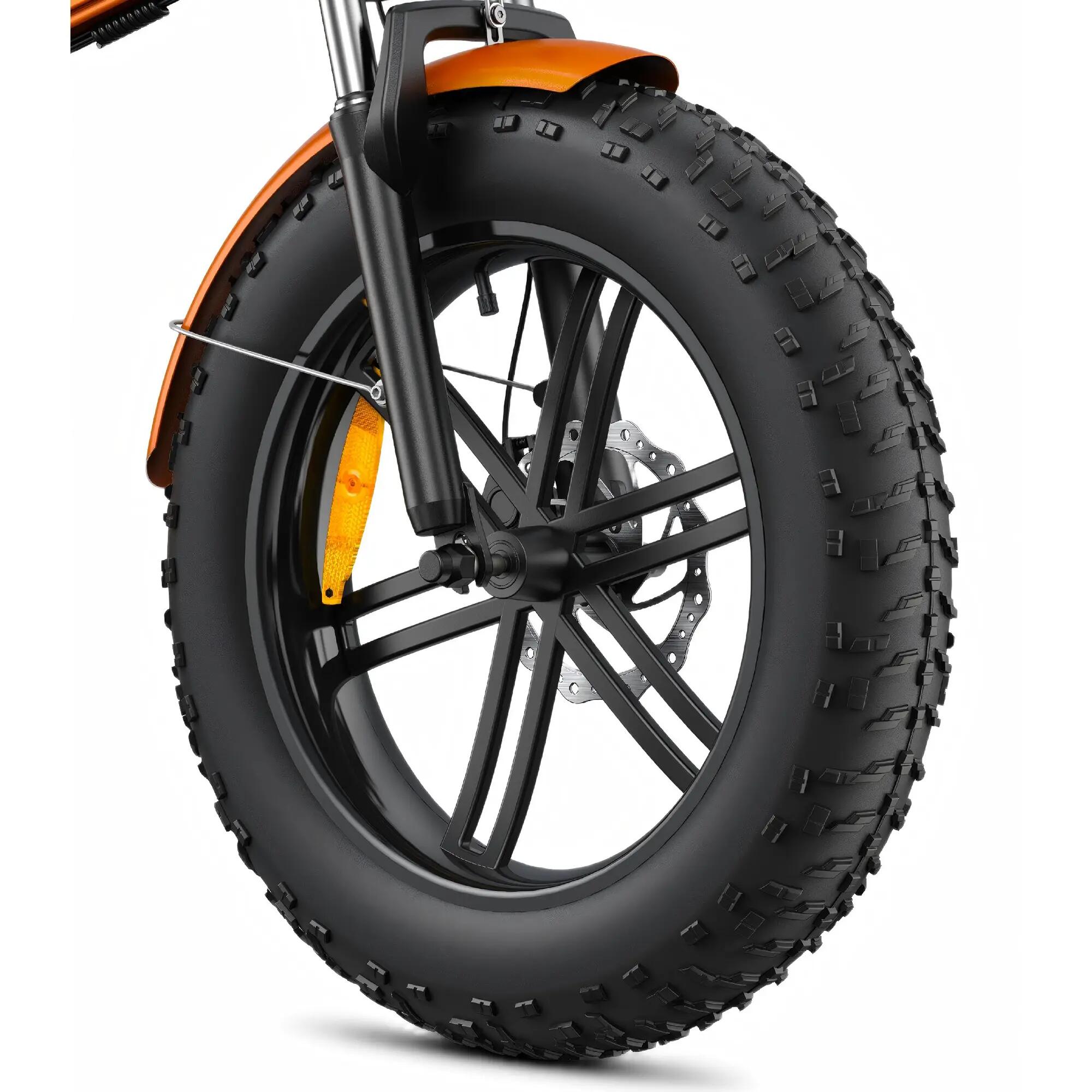 ENGWE EP-2 BOOST 250W Bicicletta elettrica pieghevole con pneumatici larghi 4/5