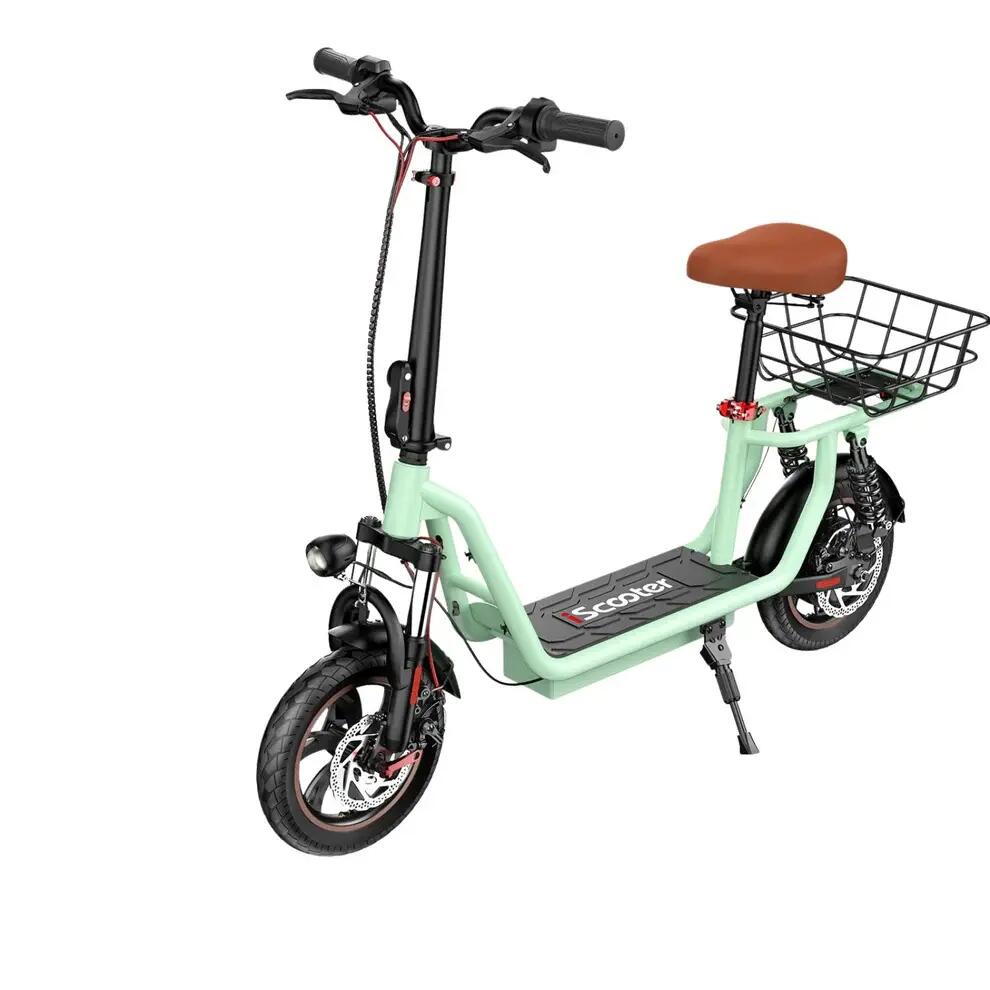 iScooter i12 12" elektrische scooter voor volwassenen met 36V 7,5AH accu 3/7