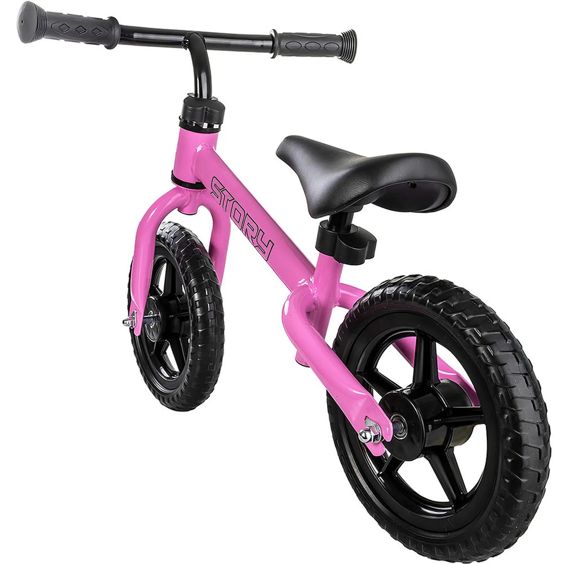 Bicicletta senza pedali per bambini Run Racer, rosa 2/3