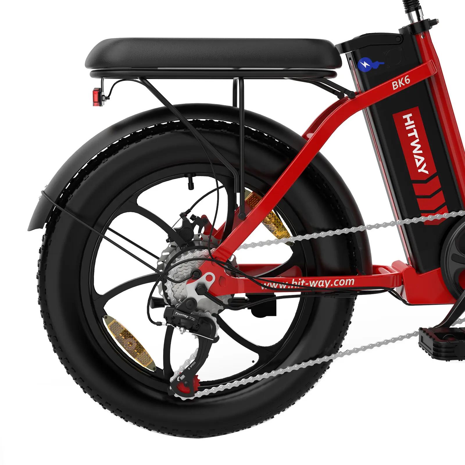 Bicicleta eléctrica plegable Fat Bike urbana BK6S 6/7