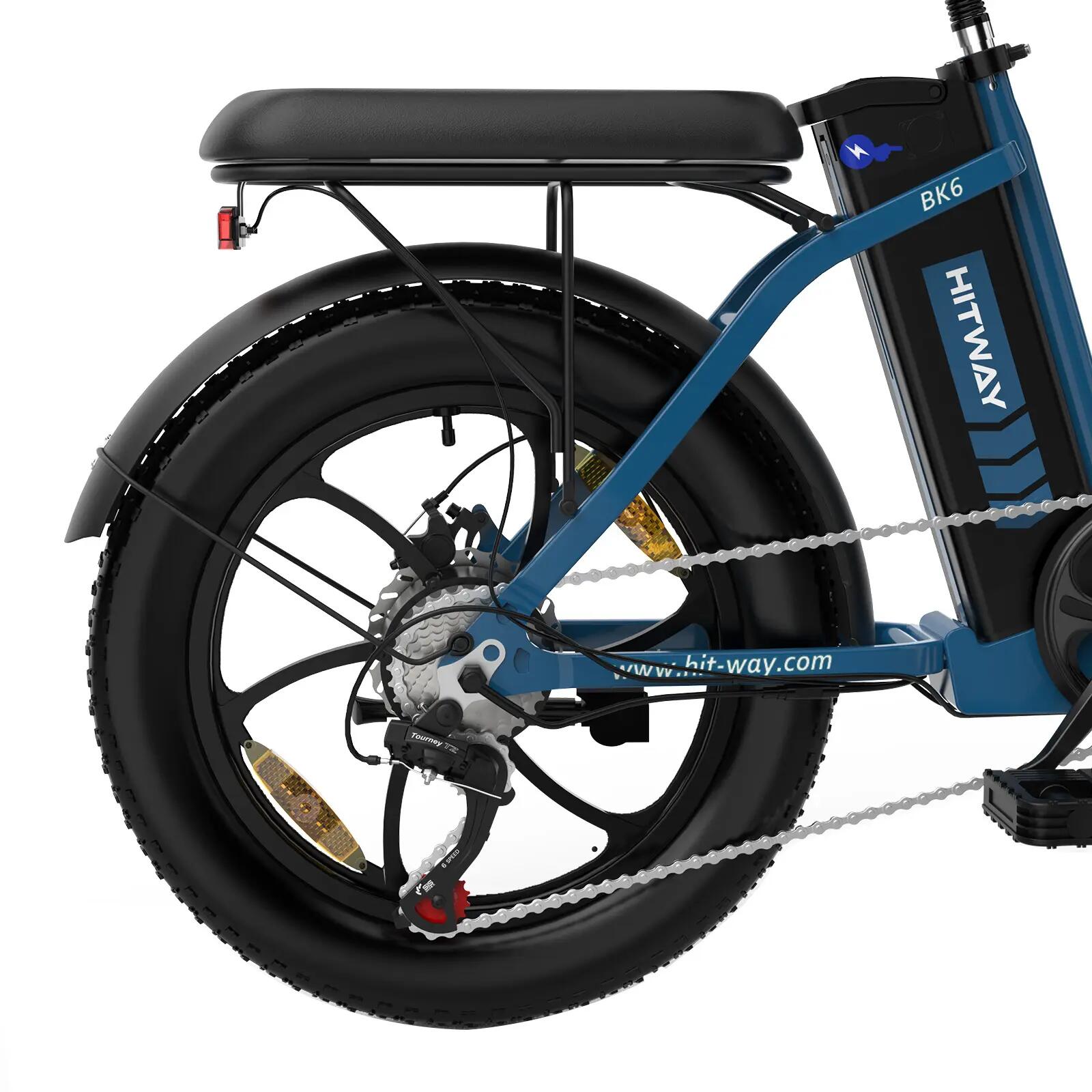 Bicicleta eléctrica plegable Fat Bike urbana BK6S 6/7