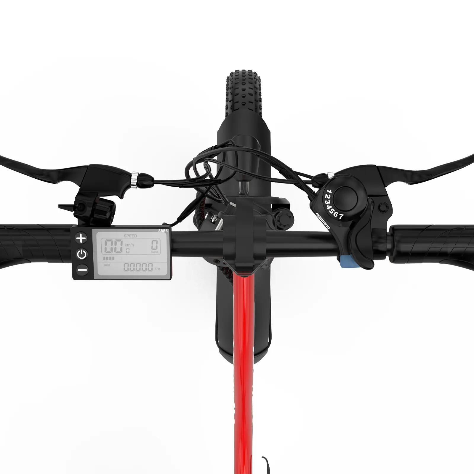 Bicicleta eléctrica plegable Fat Bike urbana BK6S 5/7