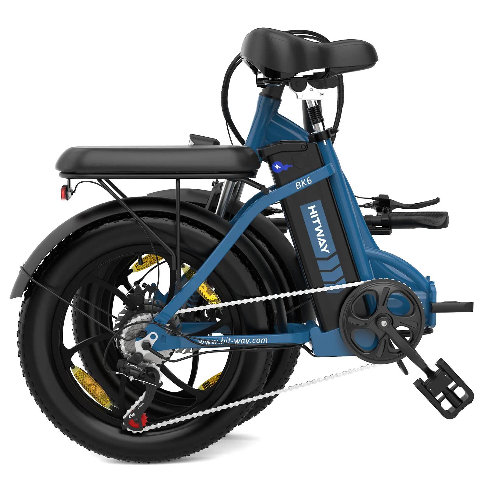 Bicicleta eléctrica plegable Fat Bike urbana BK6S 4/7