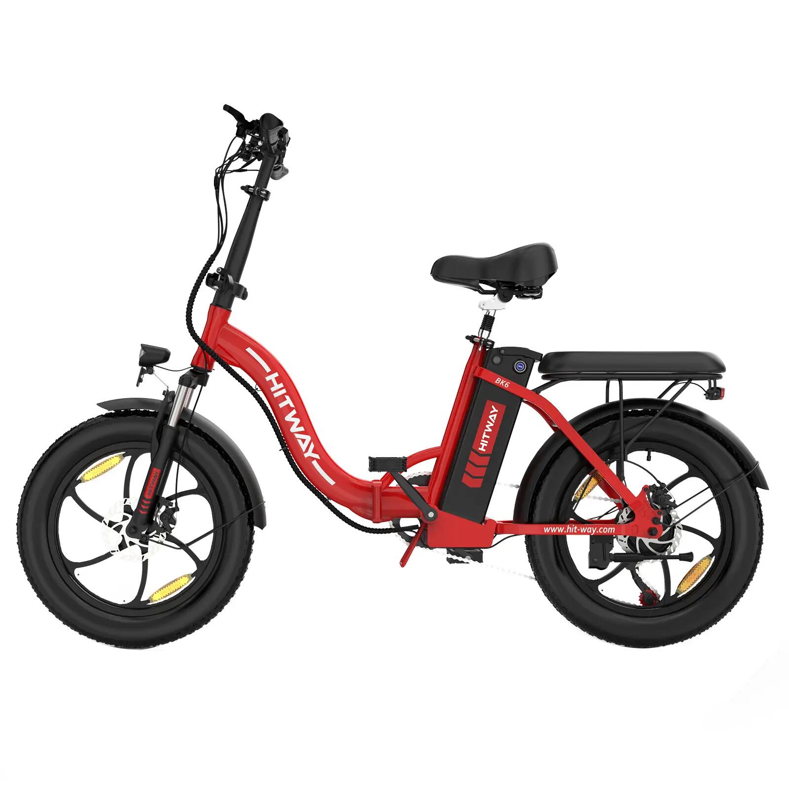 Bicicleta eléctrica plegable Fat Bike urbana BK6S 3/7