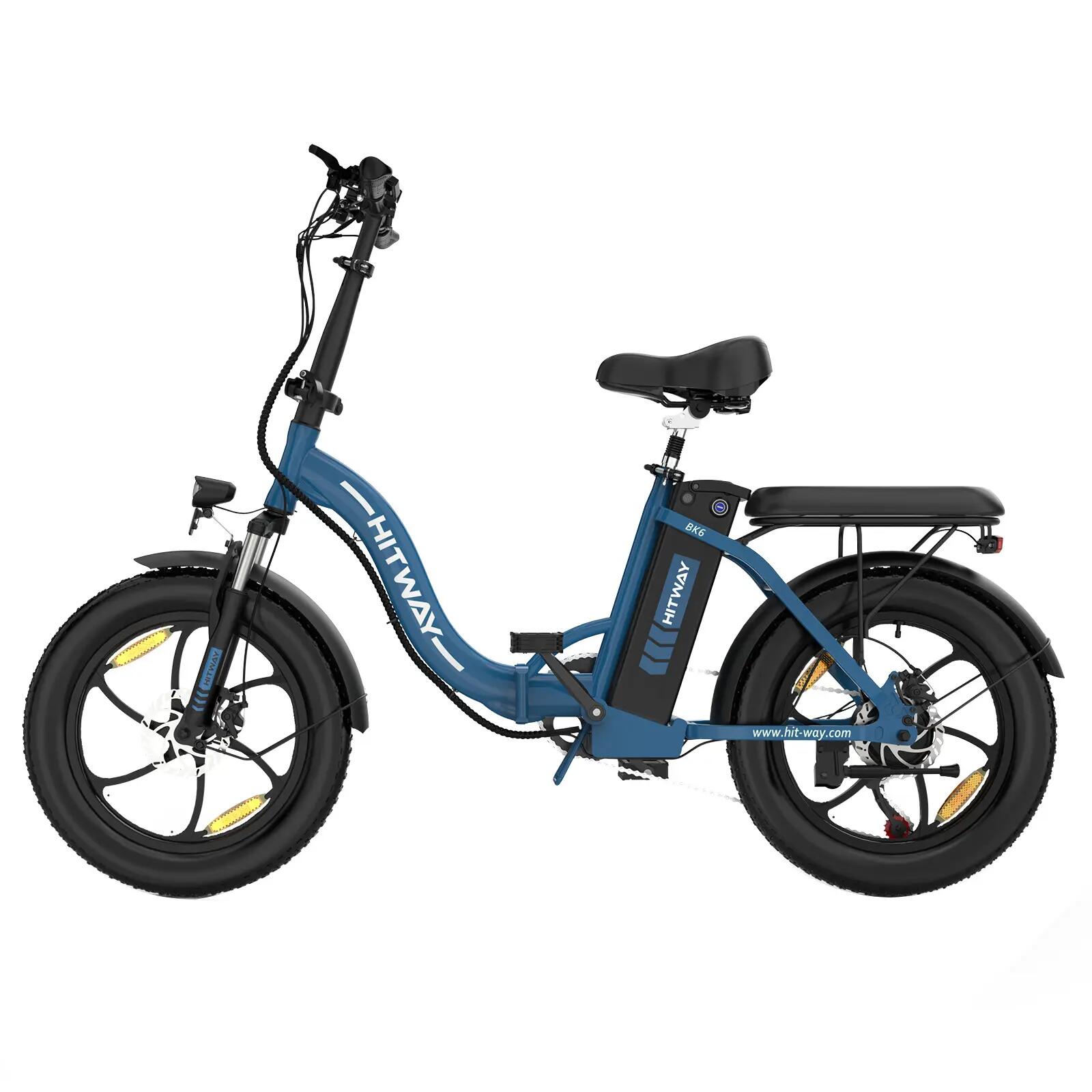 Bicicleta eléctrica plegable Fat Bike urbana BK6S 3/7