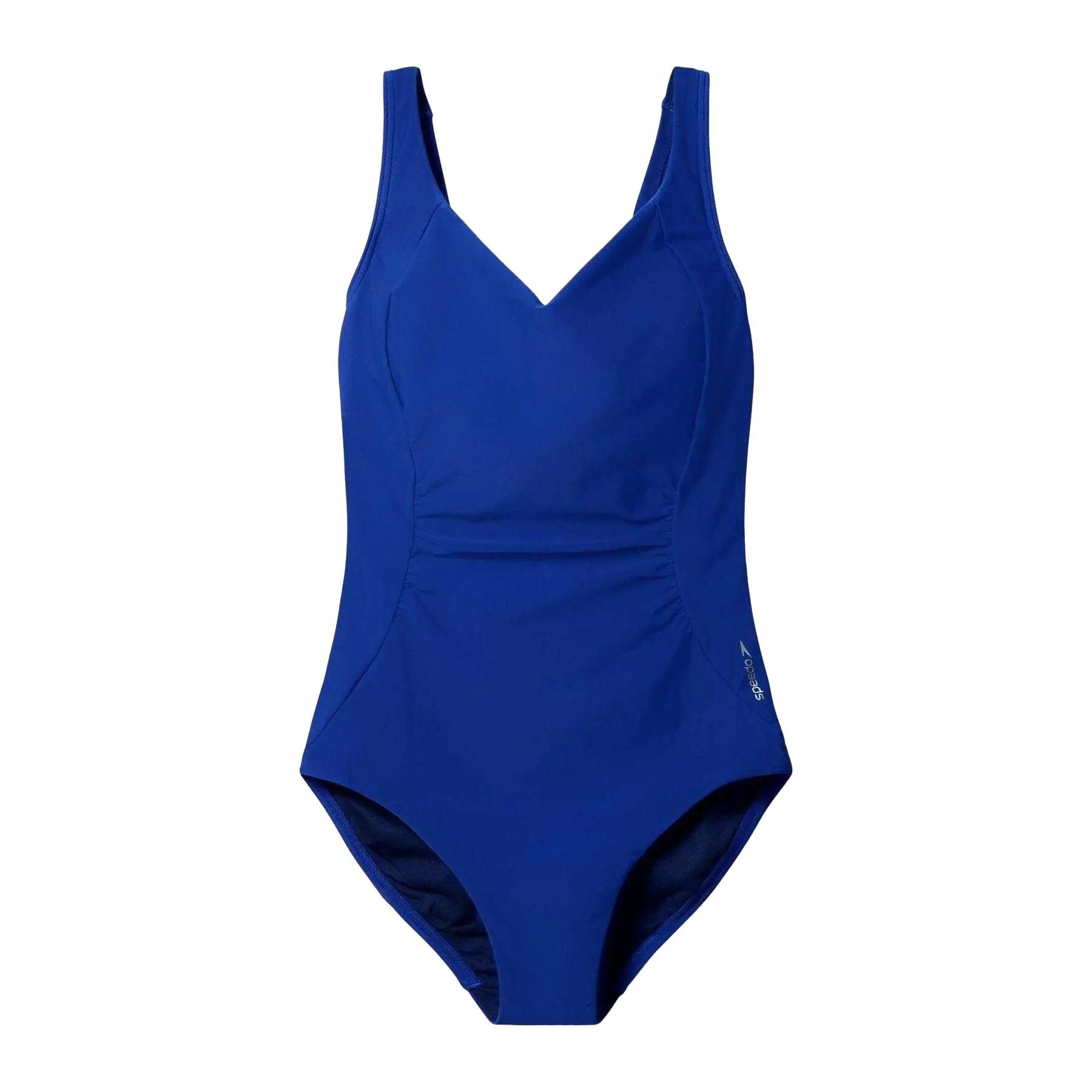 Speedo Womens/Ladies Shirred One Piece Swimsuit