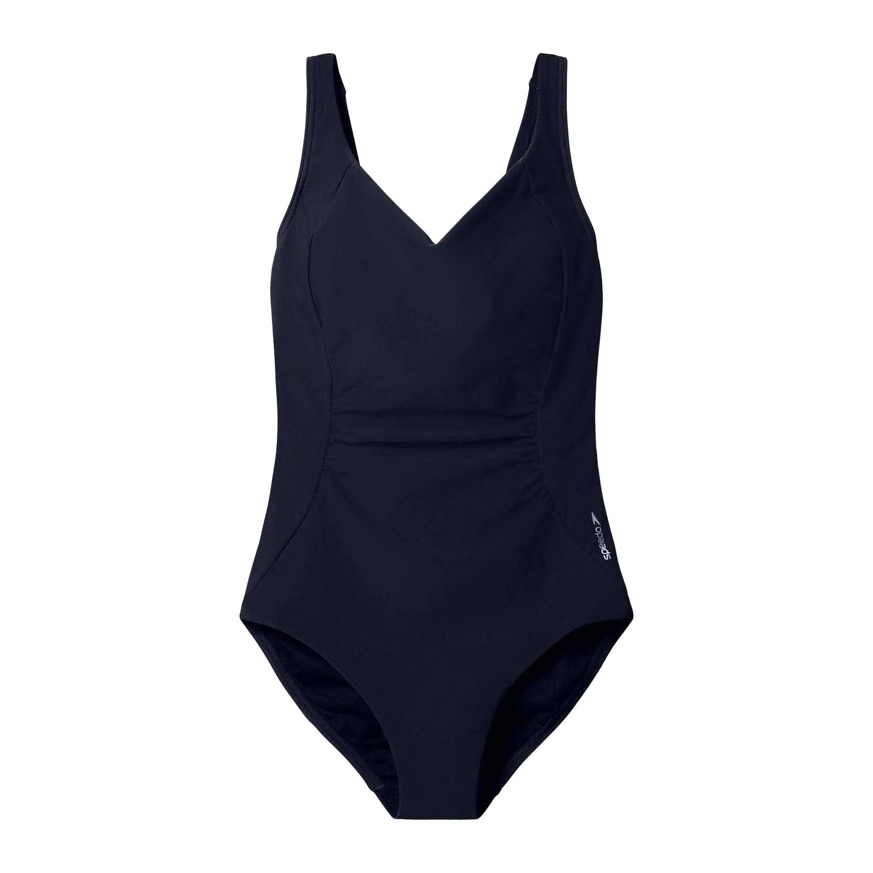 Speedo Womens/Ladies Shirred One Piece Swimsuit