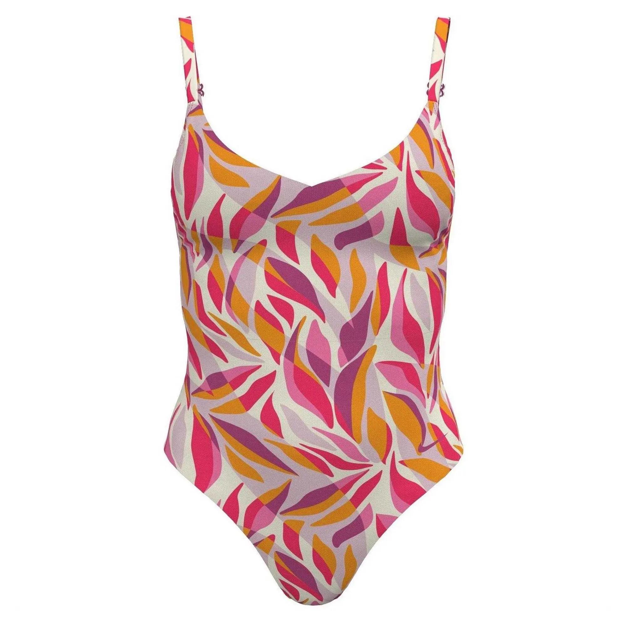 Nike Womens/Ladies Leaf Print One Piece Swimsuit