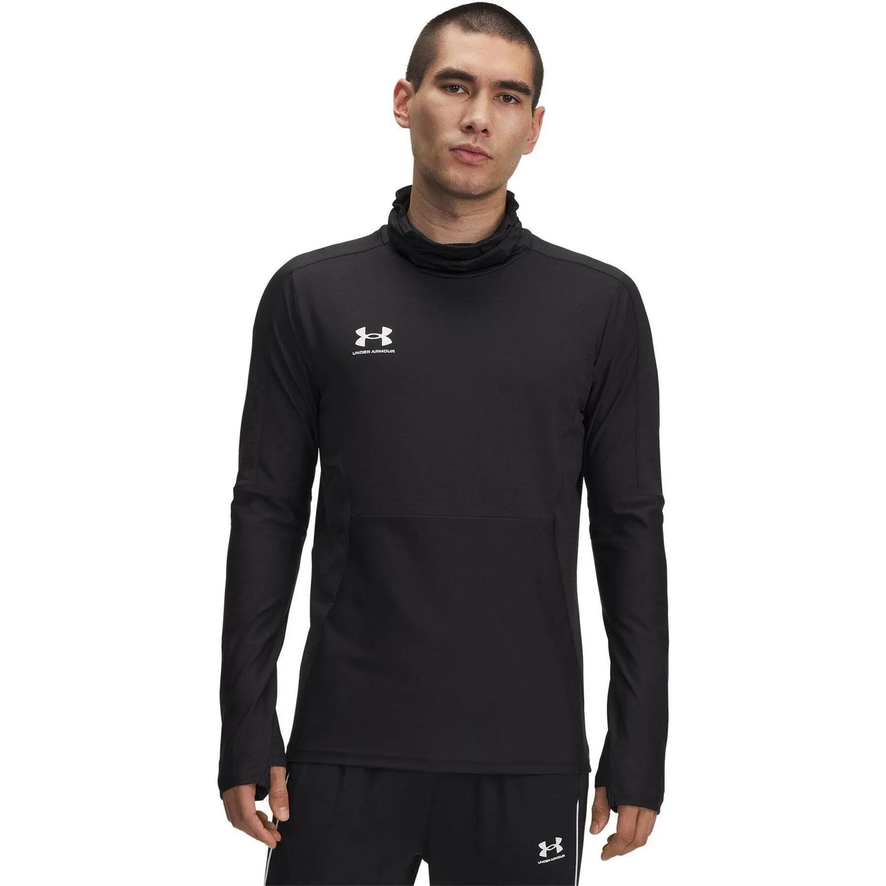 Under Armour Mens Challenger Pro Funnel Neck Slim T-Shirt