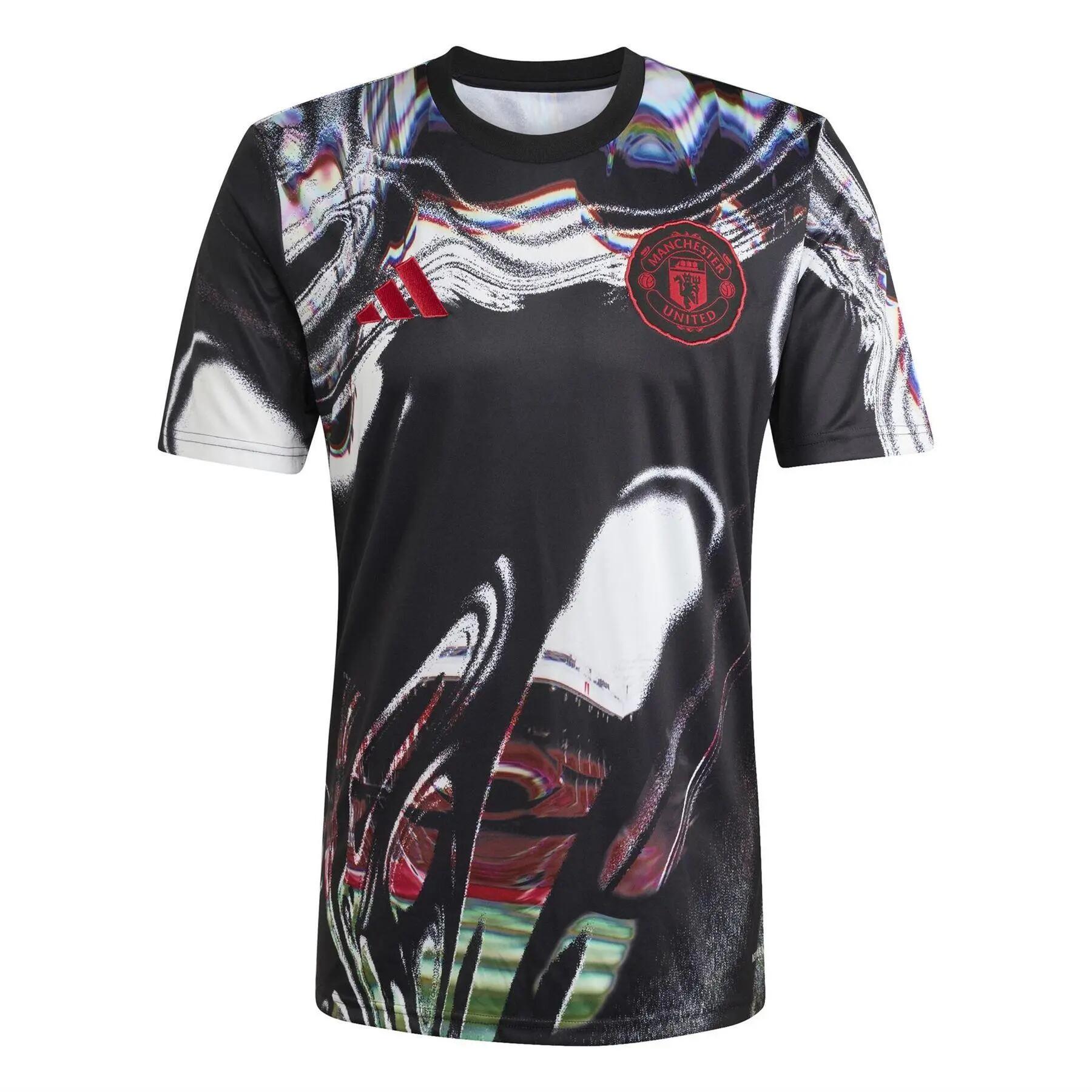 Adidas Mens Pre-Match Manchester United FC T-Shirt