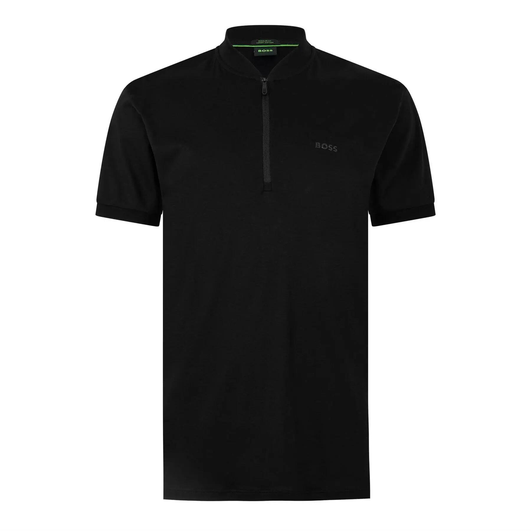 Boss Mens Pl Unity Pariq Quarter Zip Regular Polo Shirt