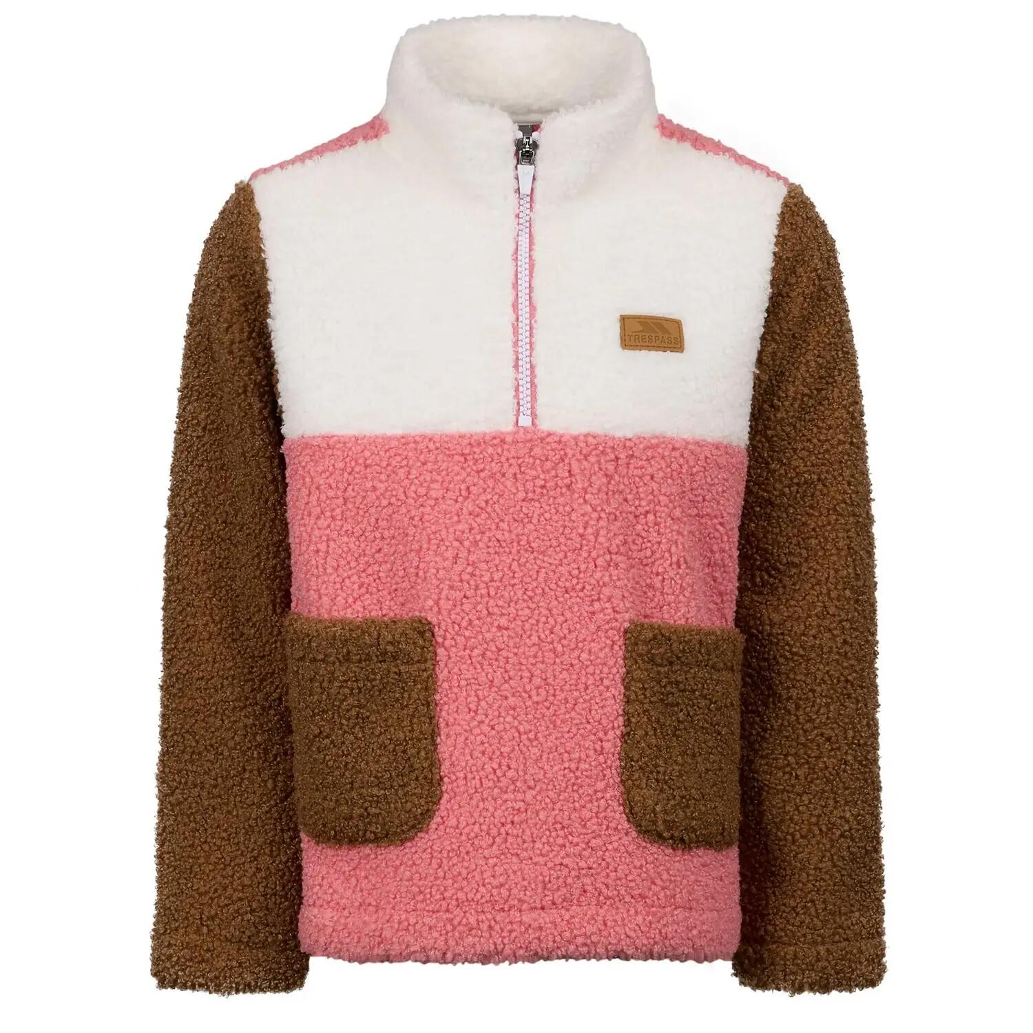 Trespass Childrens/Kids Mitta Colour Block Fleece Top