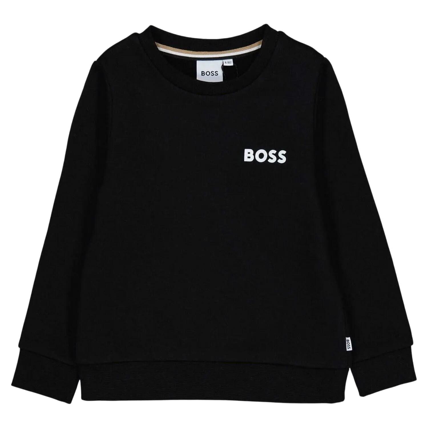Boss Boys Logo Long-Sleeved Sweatshirt