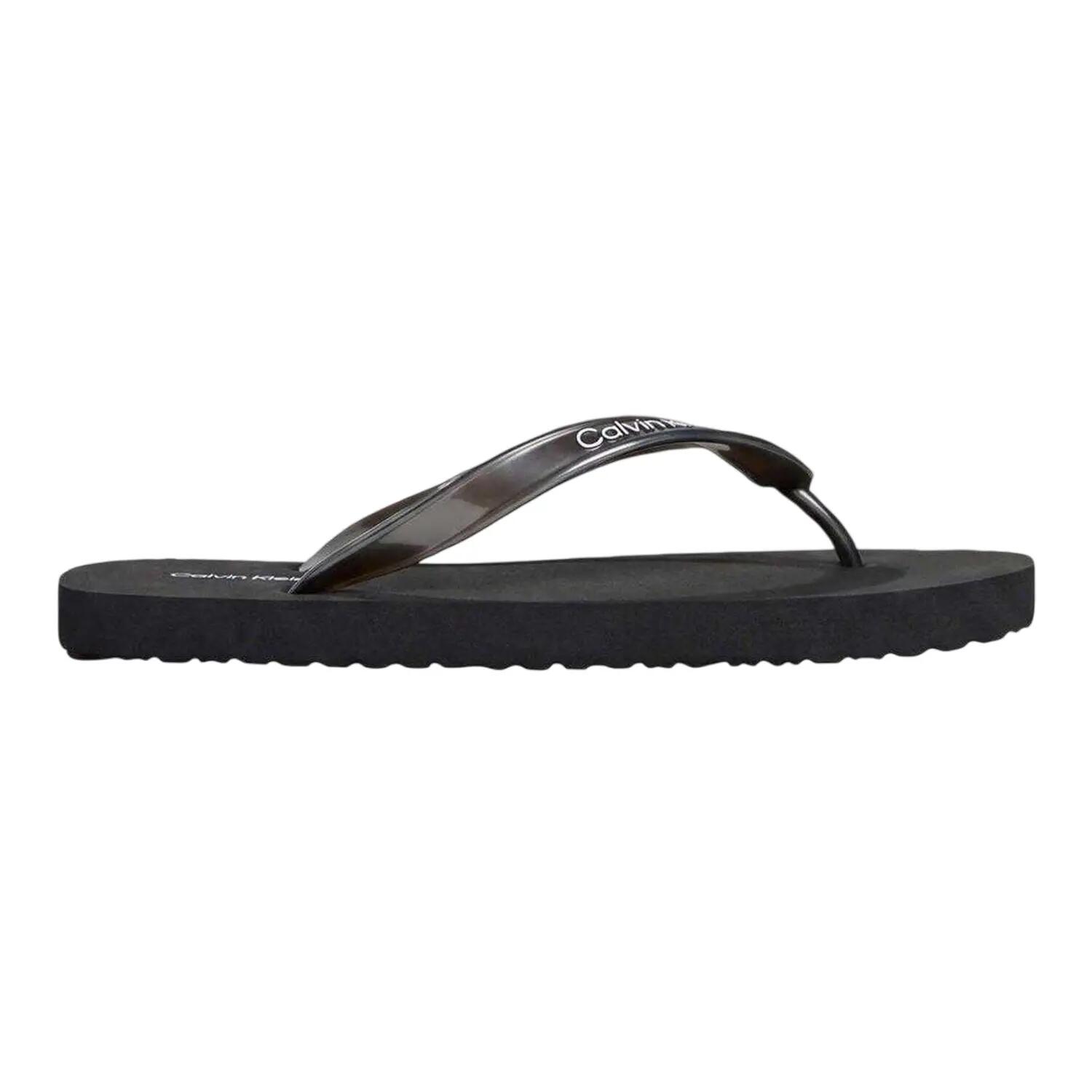 Calvin Klein Womens/Ladies Logo Flip Flops