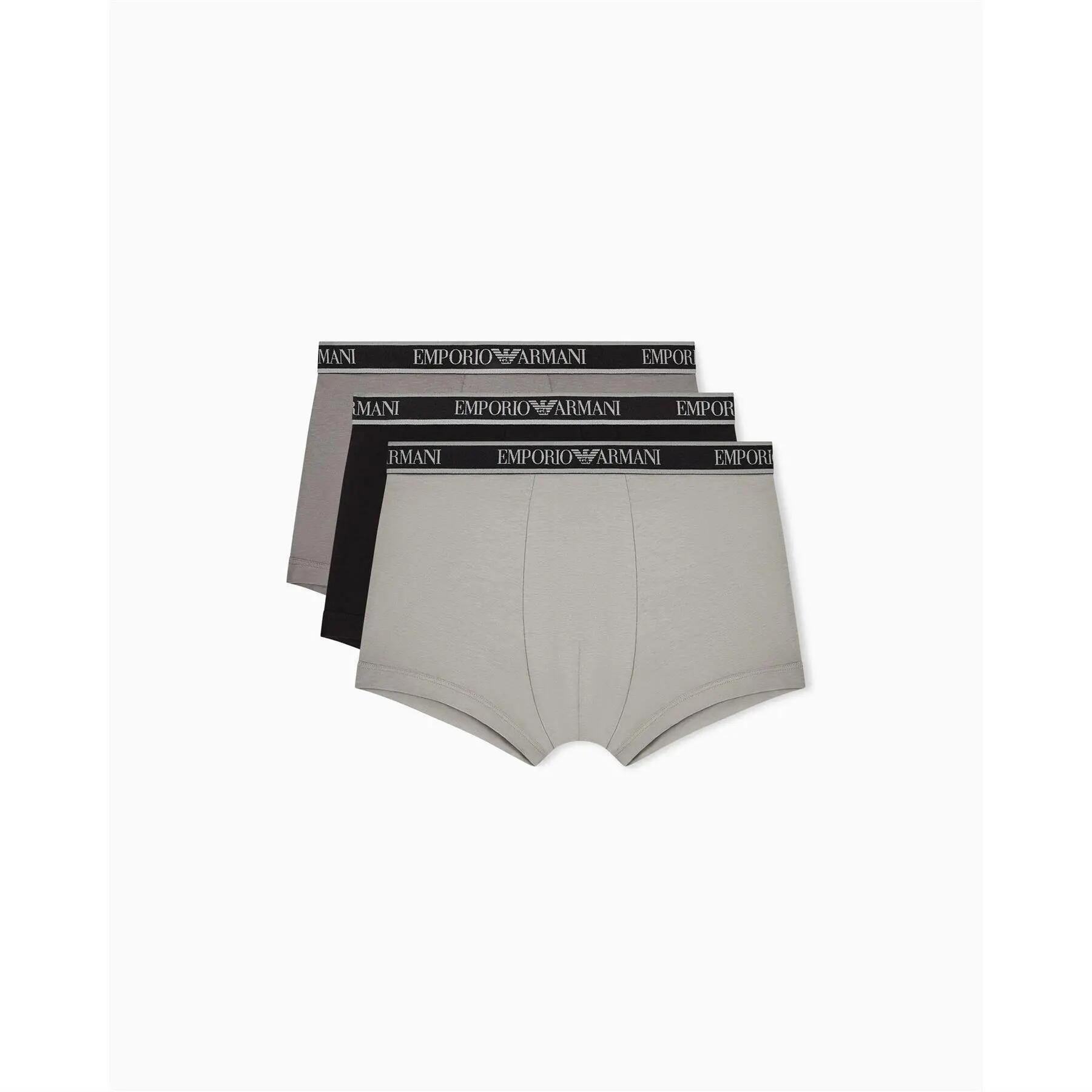 Emporio Armani Mens Core Logo Underwear (Pack of 3)