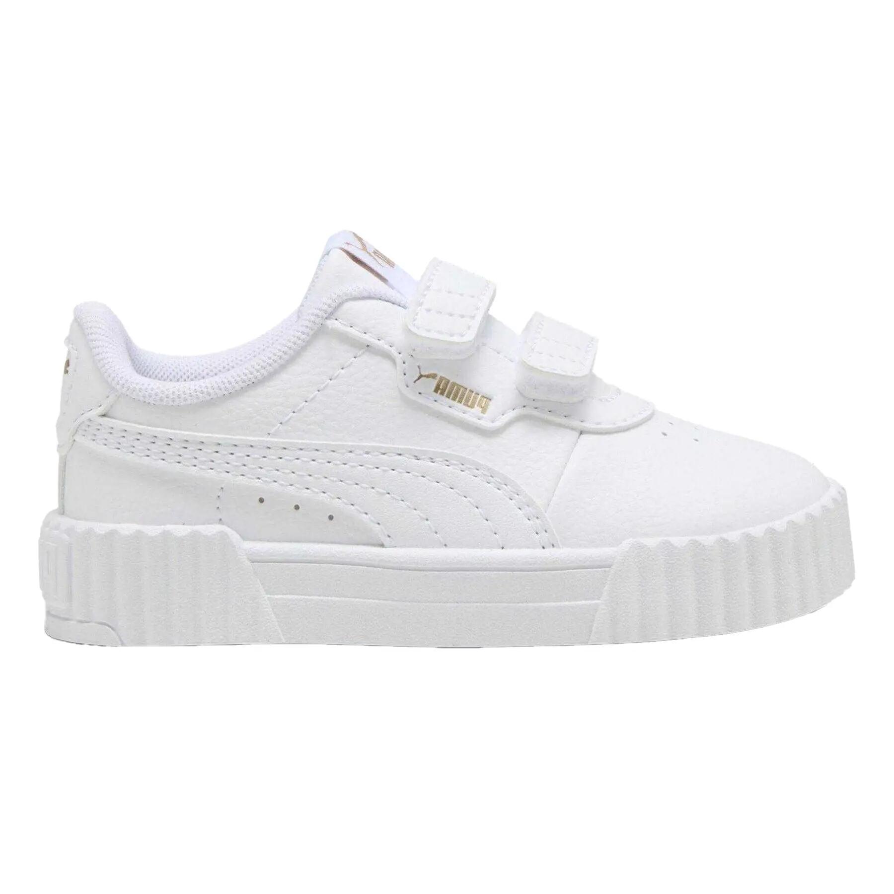 Puma Childrens/Kids Carina 3.0 Leather Platform Shoes