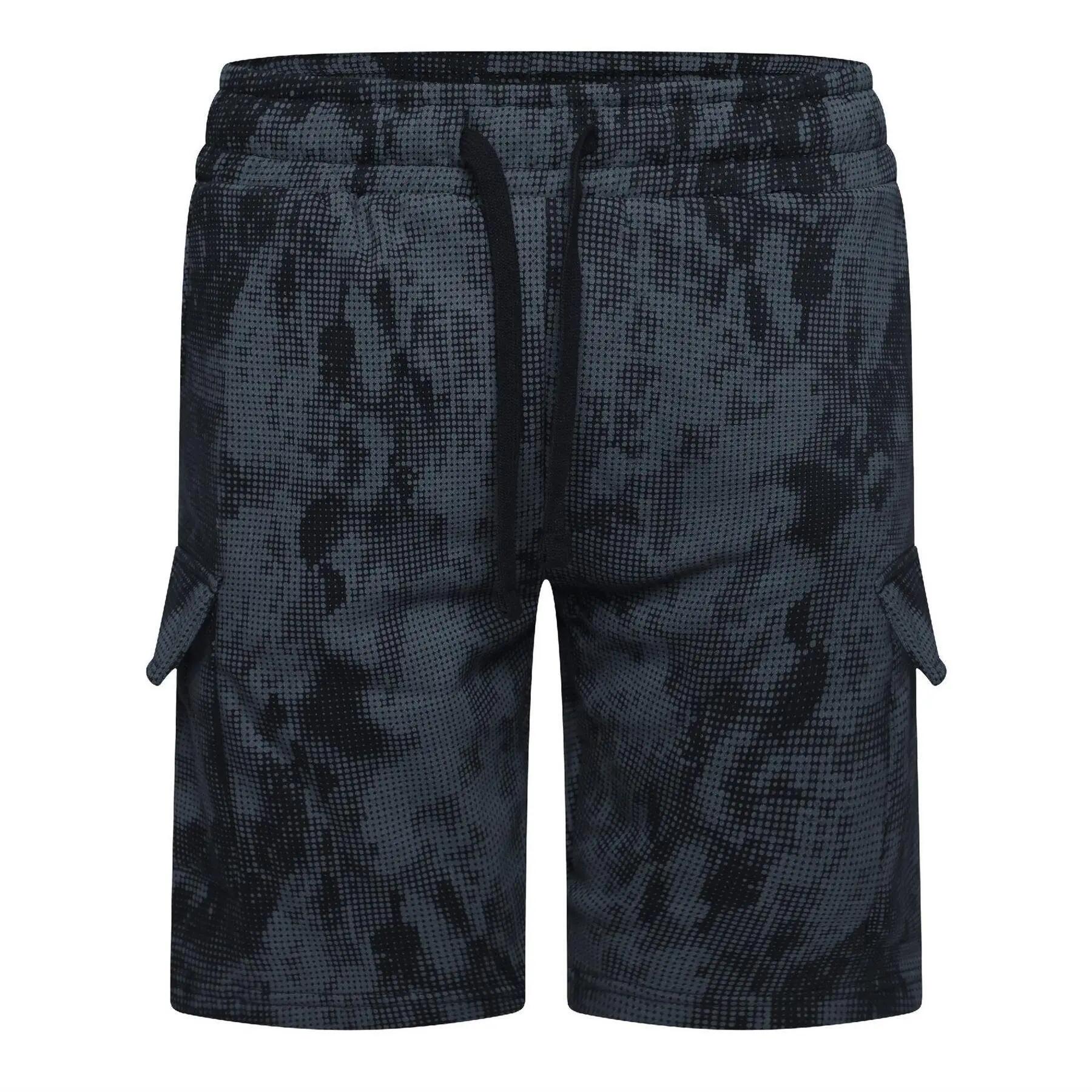 Crosshatch Mens Cardon Camo Cargo Shorts