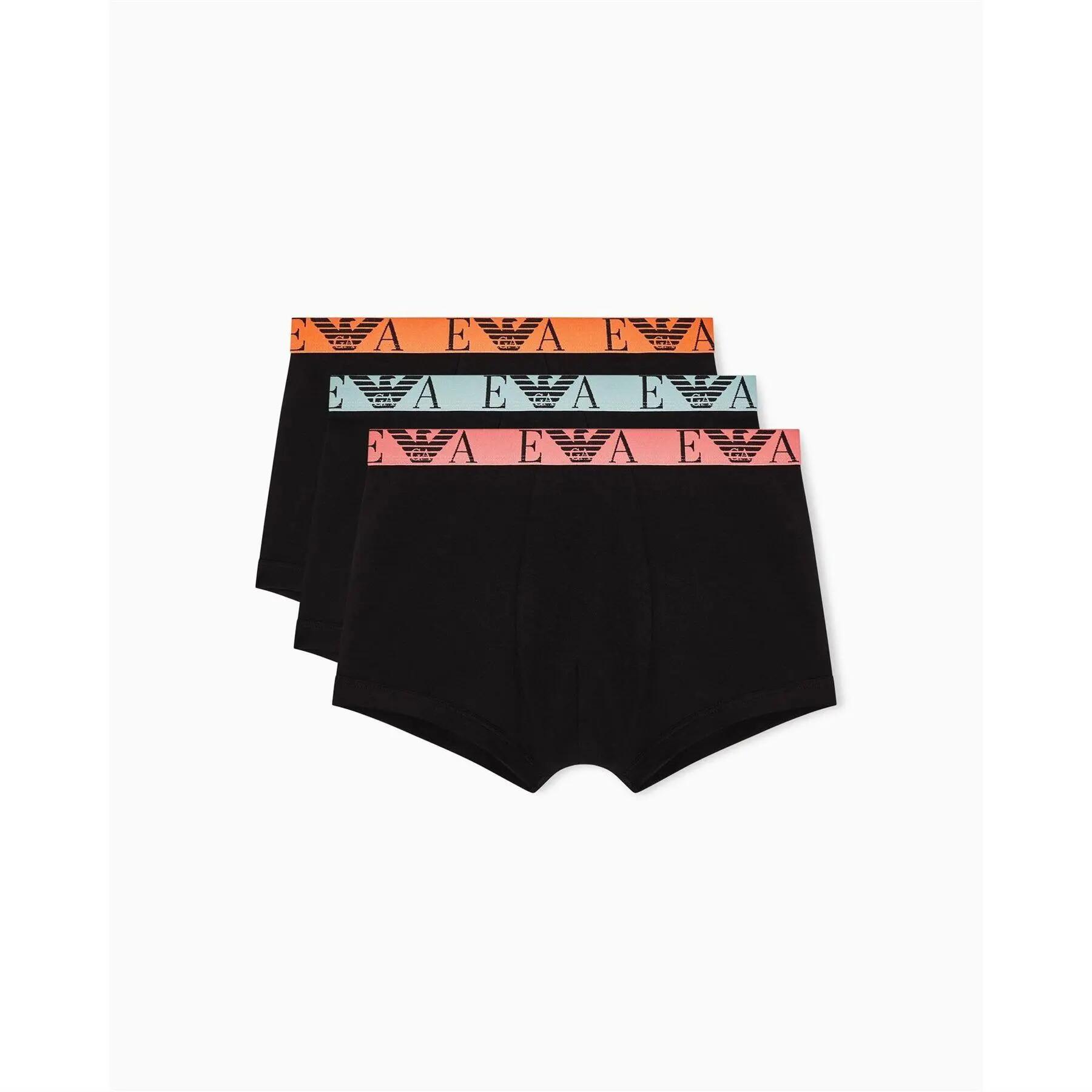 Emporio Armani Mens Core Logo Underwear (Pack of 3)