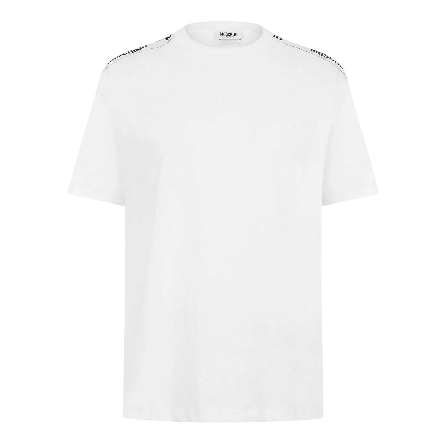 Moschino Mens Tape Regular T-Shirt