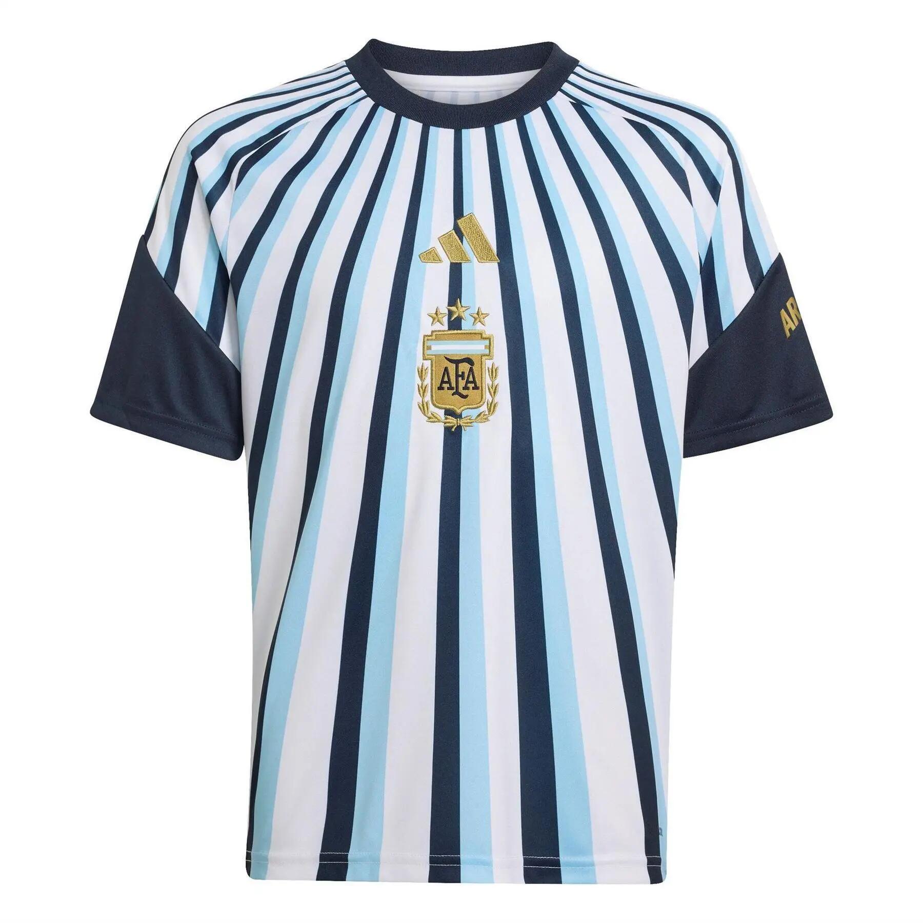 Adidas Childrens/Kids 2026 Pre Match Argentina Football Jersey