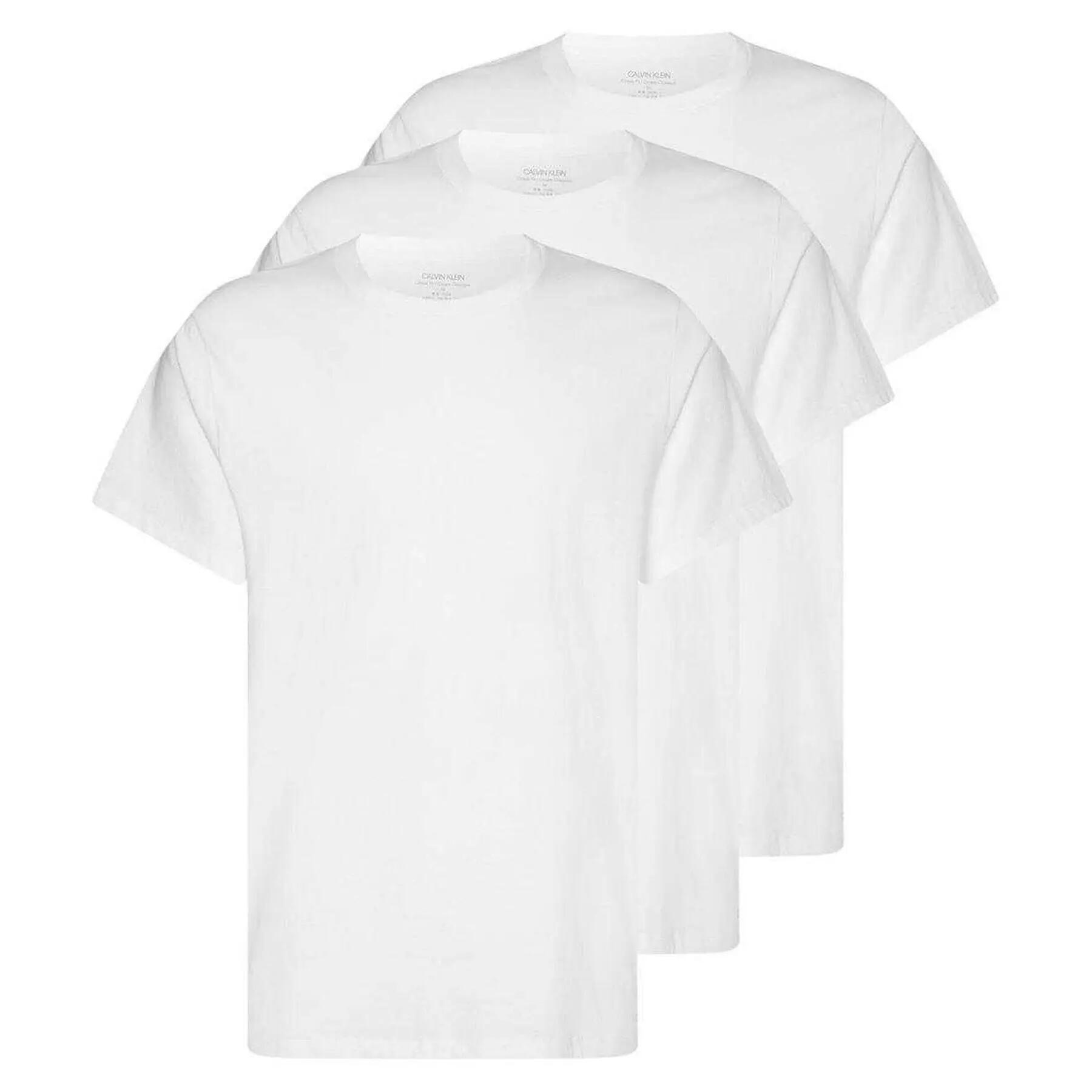 Calvin Klein Mens Plain T-Shirt (Pack of 3)
