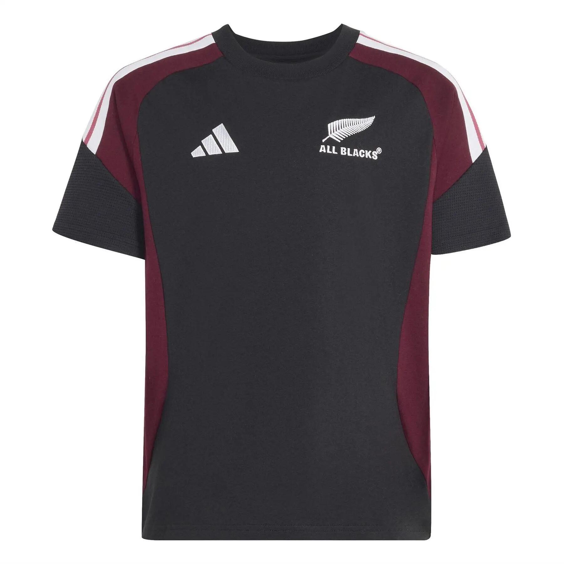 Adidas Childrens/Kids Performance New Zealand All Blacks Short-Sleeved Rugby