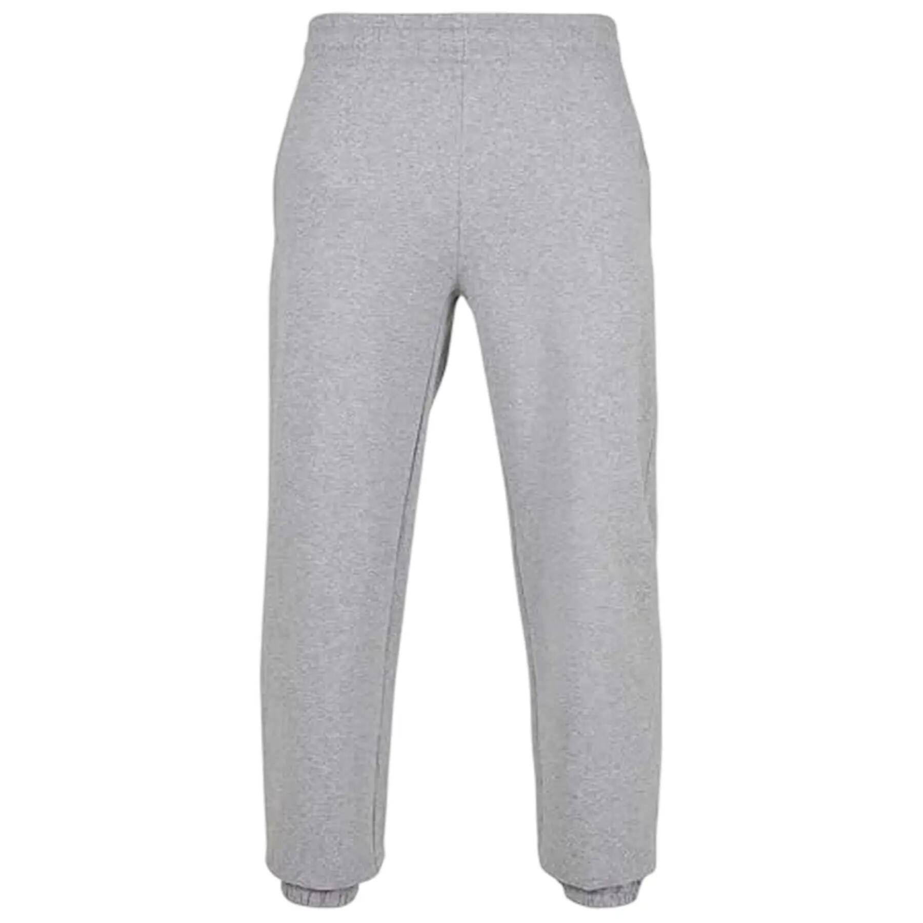 Build Your Brand Mens Fluffy Jogging Bottoms