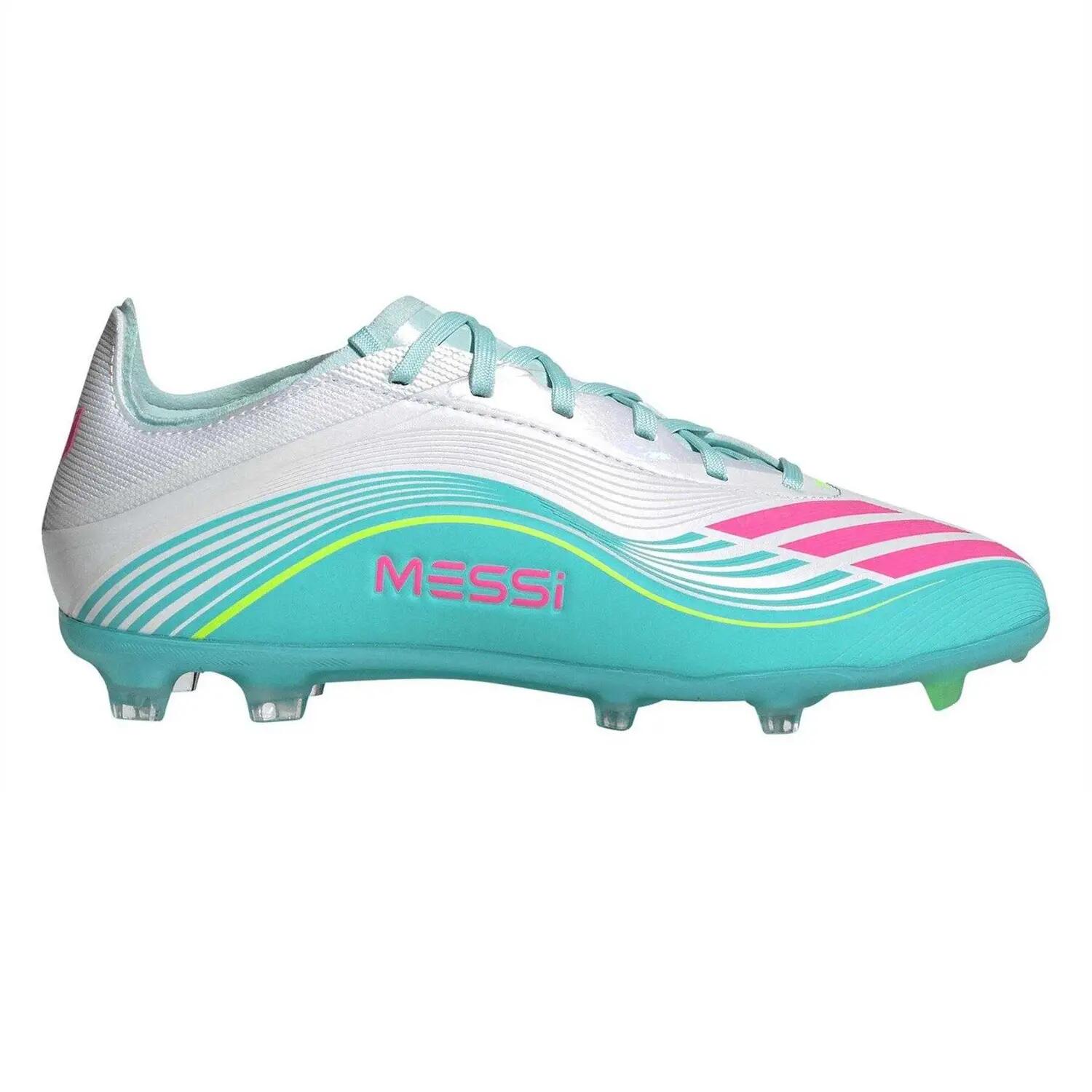 Adidas Childrens/Kids F50 Elite Lionel Messi Firm Ground Football Boots