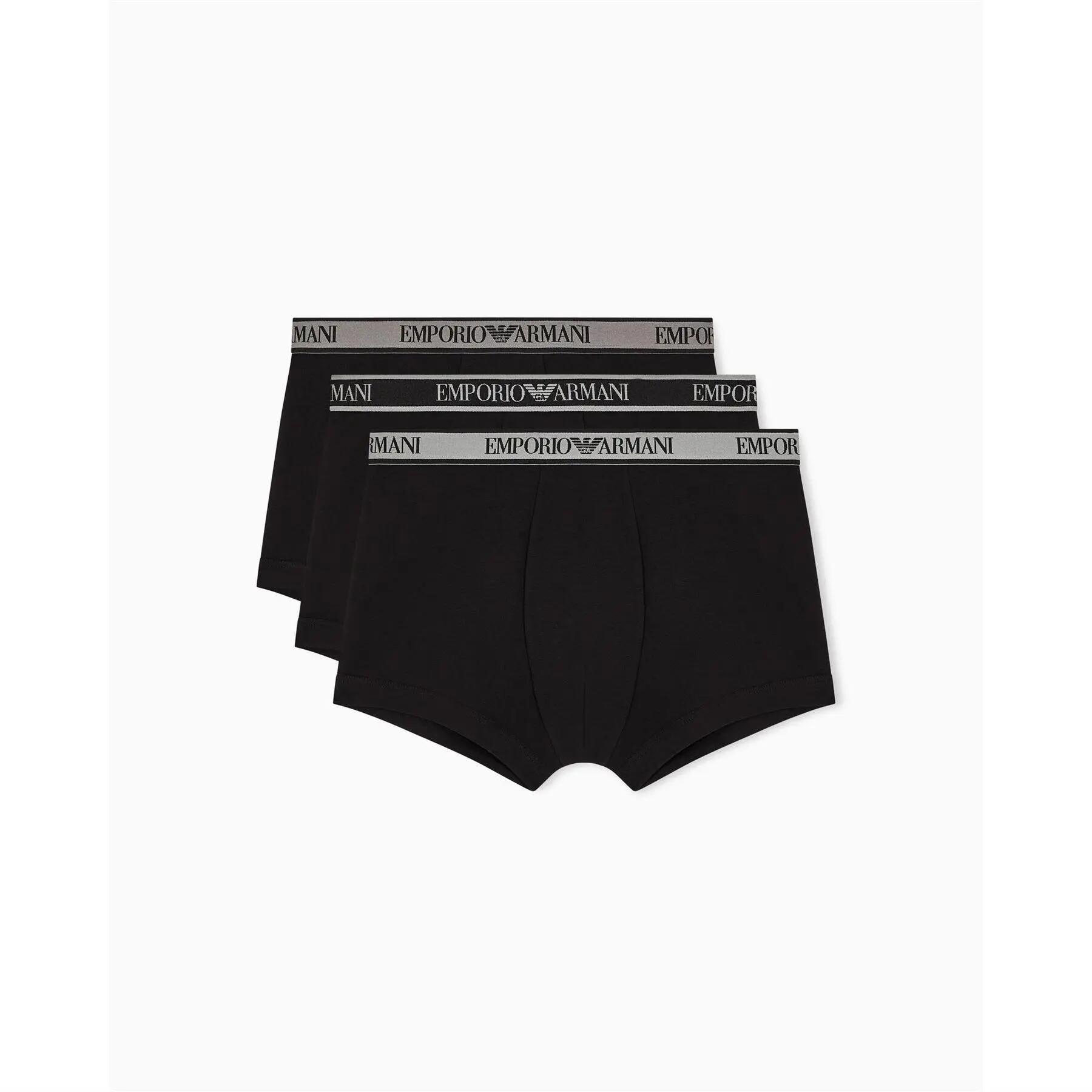 Emporio Armani Mens Core Logo Underwear (Pack of 3)
