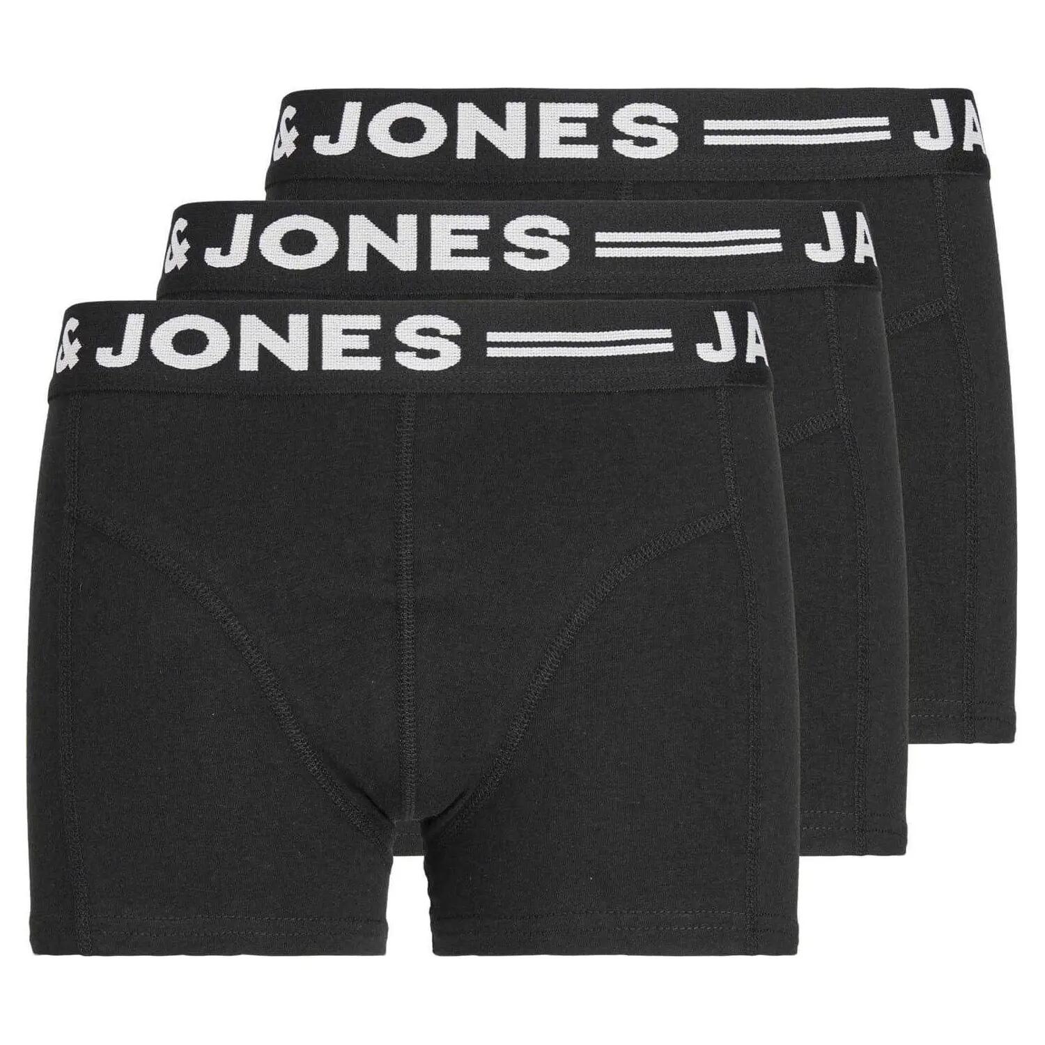 Jack And Jones Boys Sense Boxer Shorts (Pack of 3)