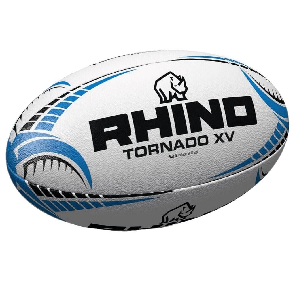 RHINO Tornado XV Rugby Ball (White)