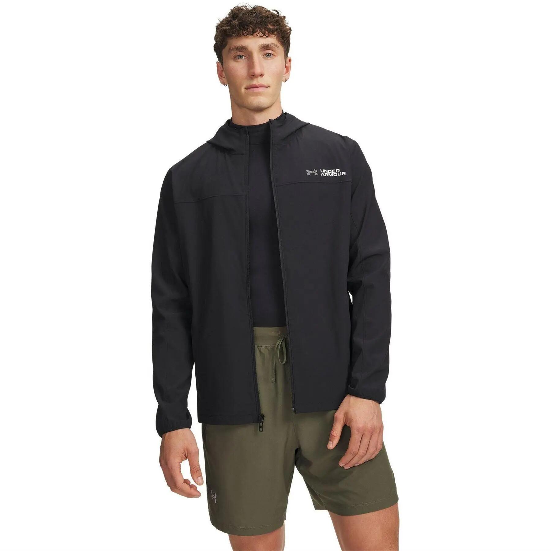 Under Armour Mens Velociti Stormproof Full Zip Jacket