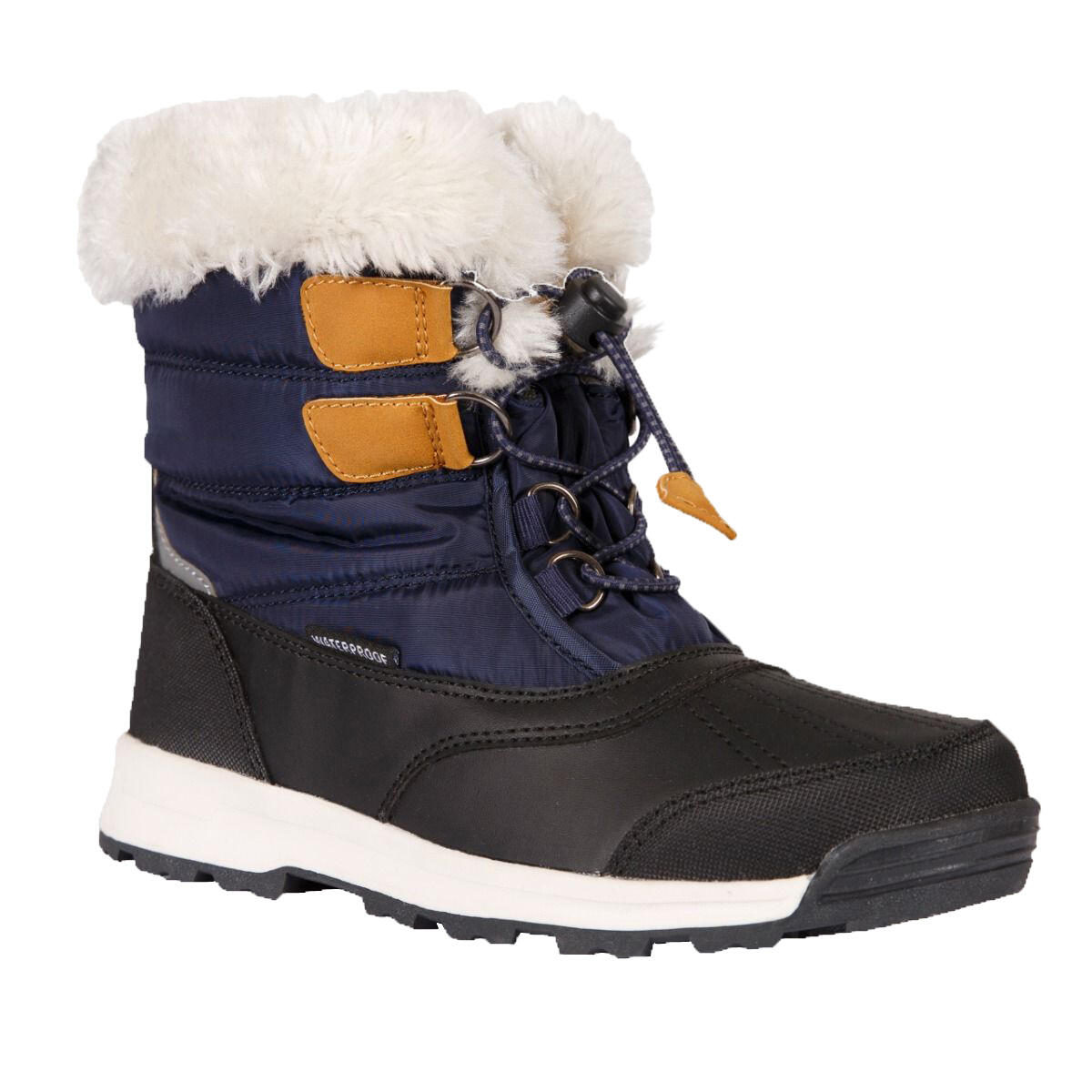 Botas de neve para crianças/crianças ratho azul marinho