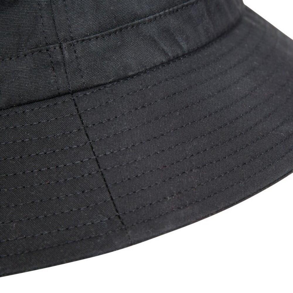 Unisex Adult Waxy Bucket Hat (Black) 3/5