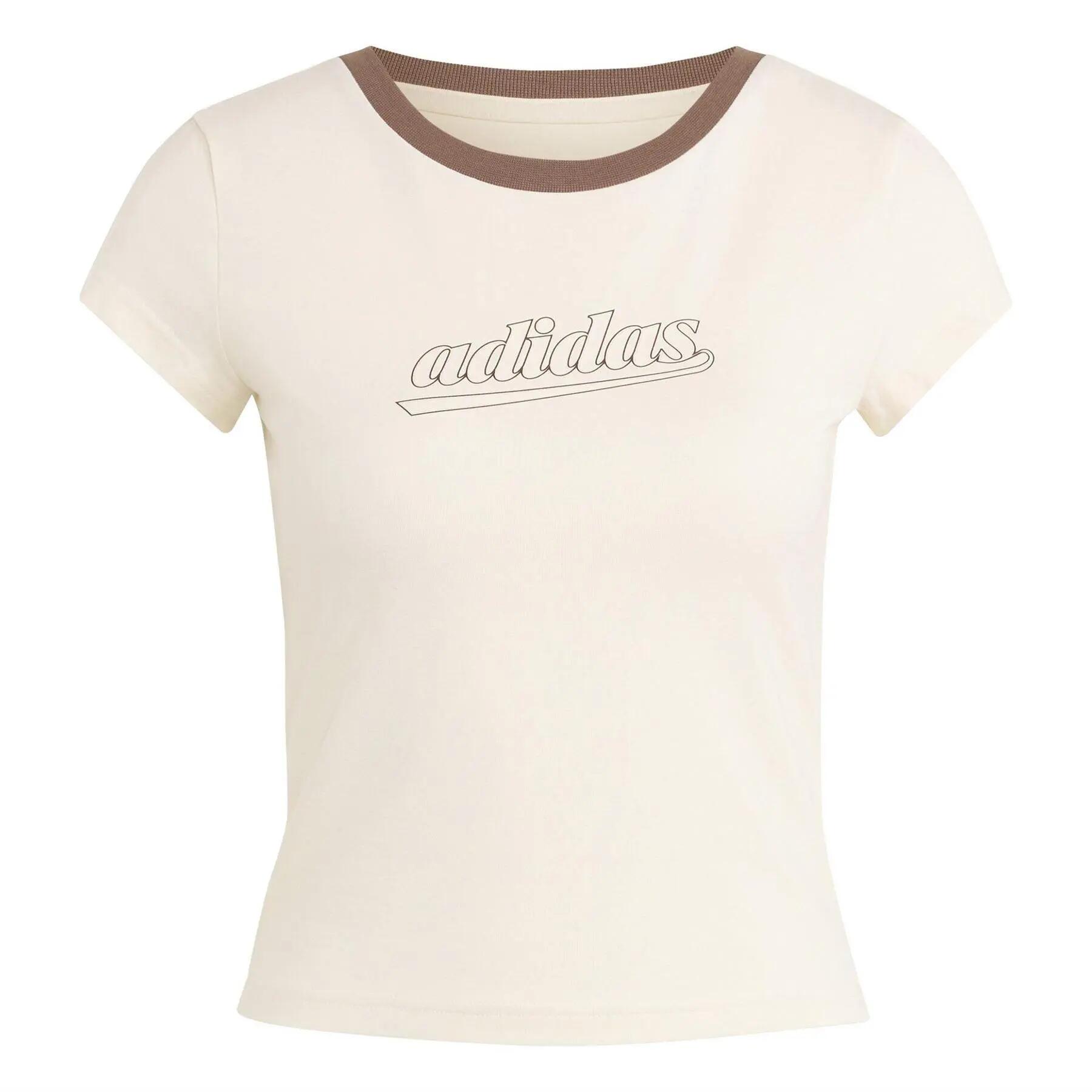 Adidas Womens/Ladies Logo Outline Slim T-Shirt
