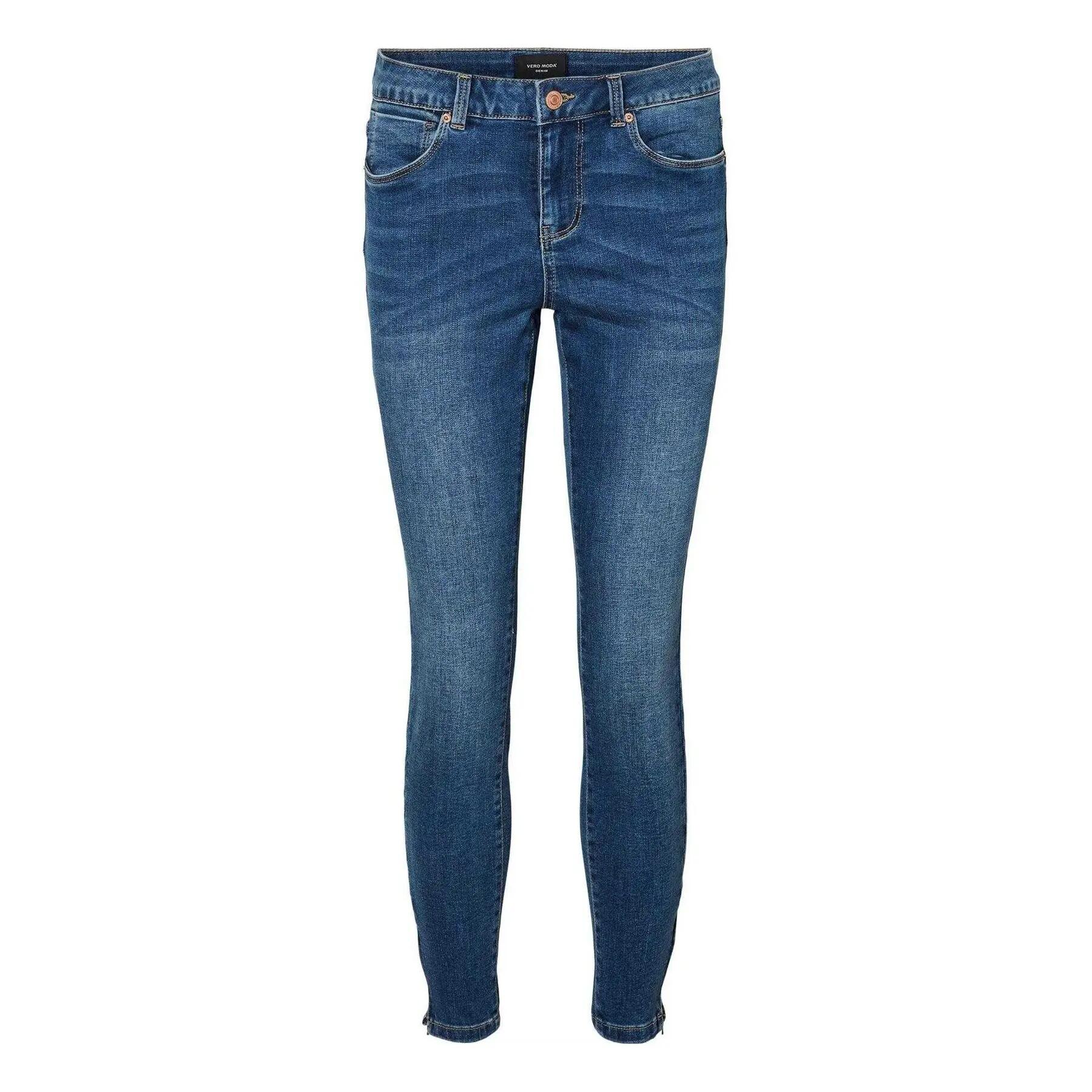 Vero Moda Womens/Ladies Tilde Zip-Off Skinny Jeans