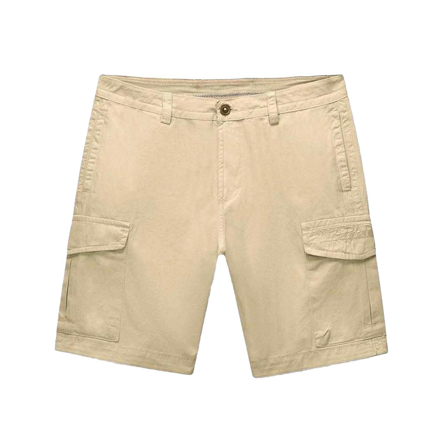 Napapijri Mens Deline Cotton Blend Cargo Shorts