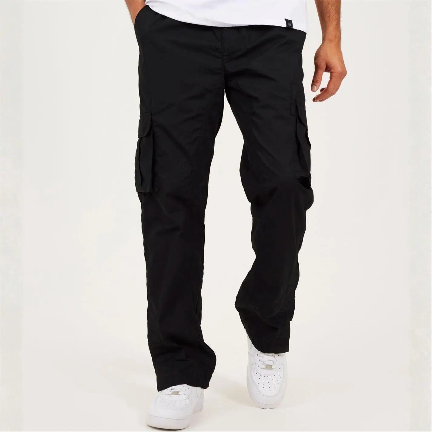 Brave Soul Mens Relaxed Fit Cargo Trousers