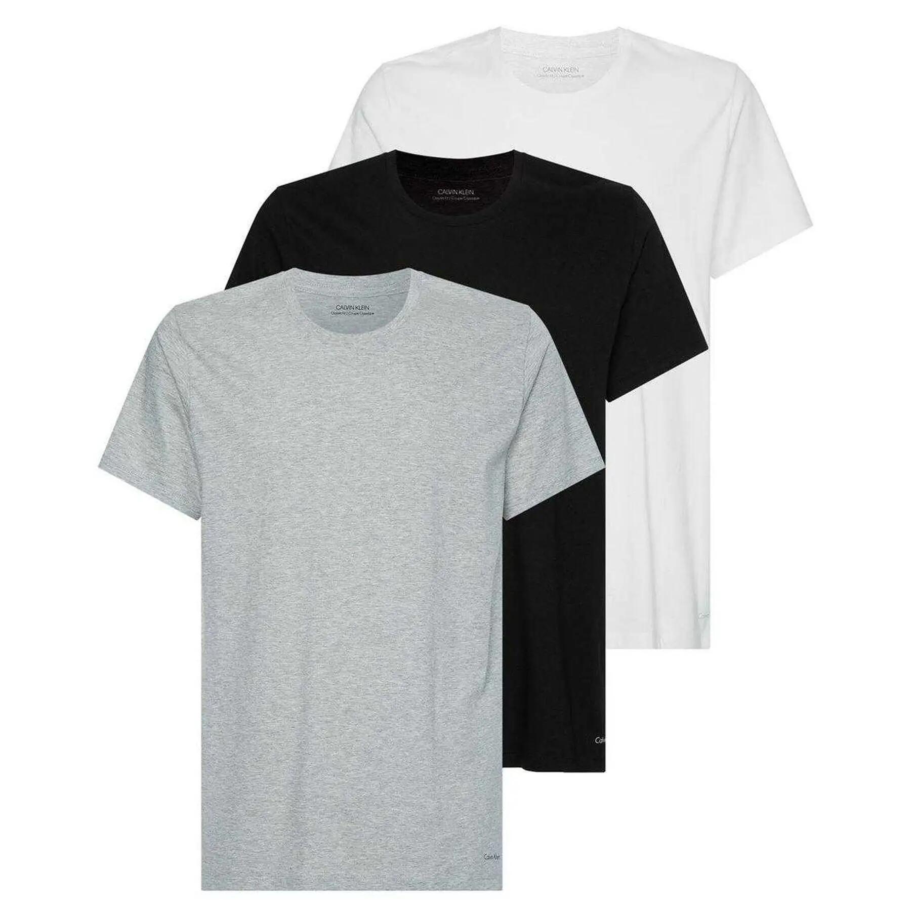 Calvin Klein Mens Plain T-Shirt (Pack of 3)