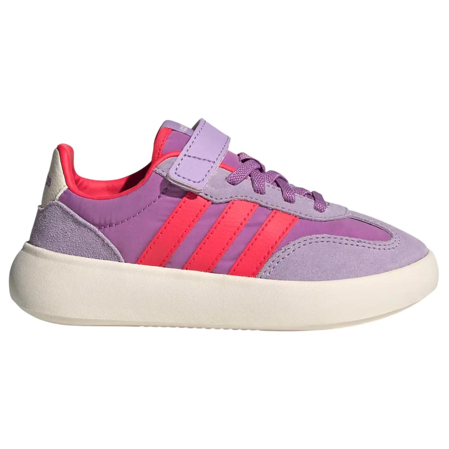 Adidas Childrens/Kids Barreda Decode 3 Stripes Suede Platform Trainers