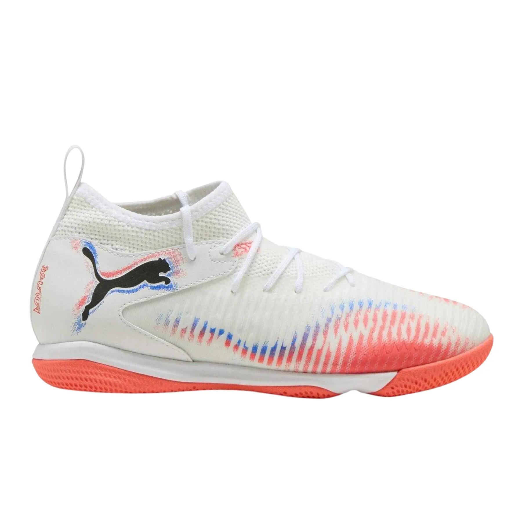 Puma Childrens/Kids Future 8 Match Mid Cut Flat Indoor Football Shoes