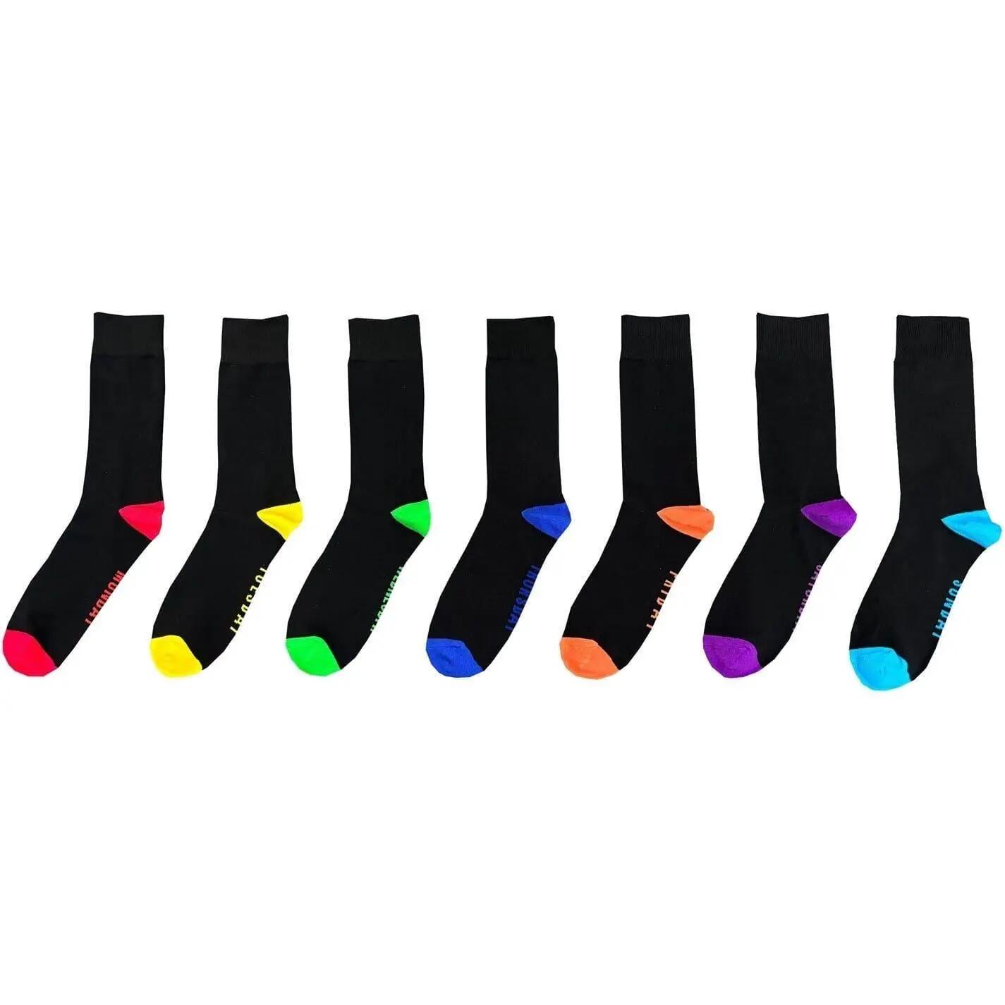 Firetrap Mens Contrast Socks (Pack of 7)