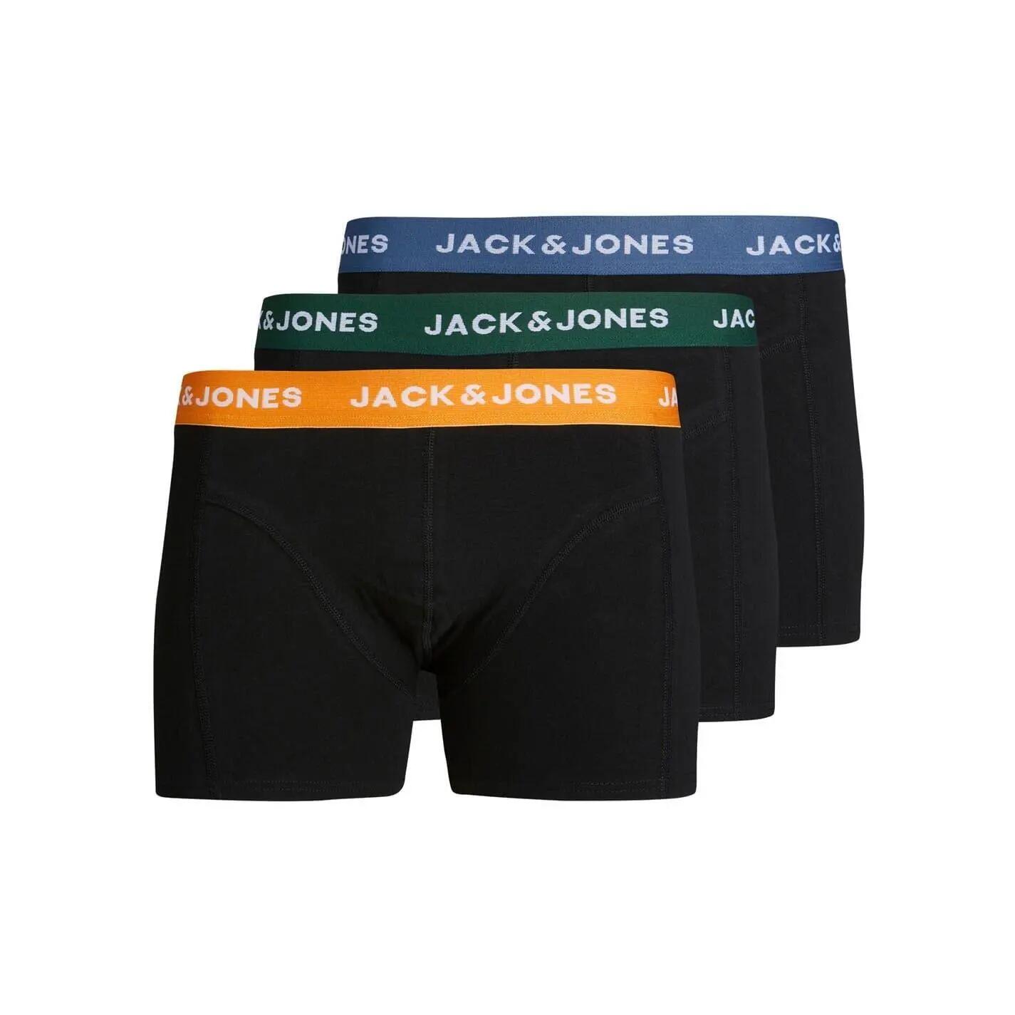 Jack And Jones Boys Cotton Blend Boxer Shorts (Pack of 3)