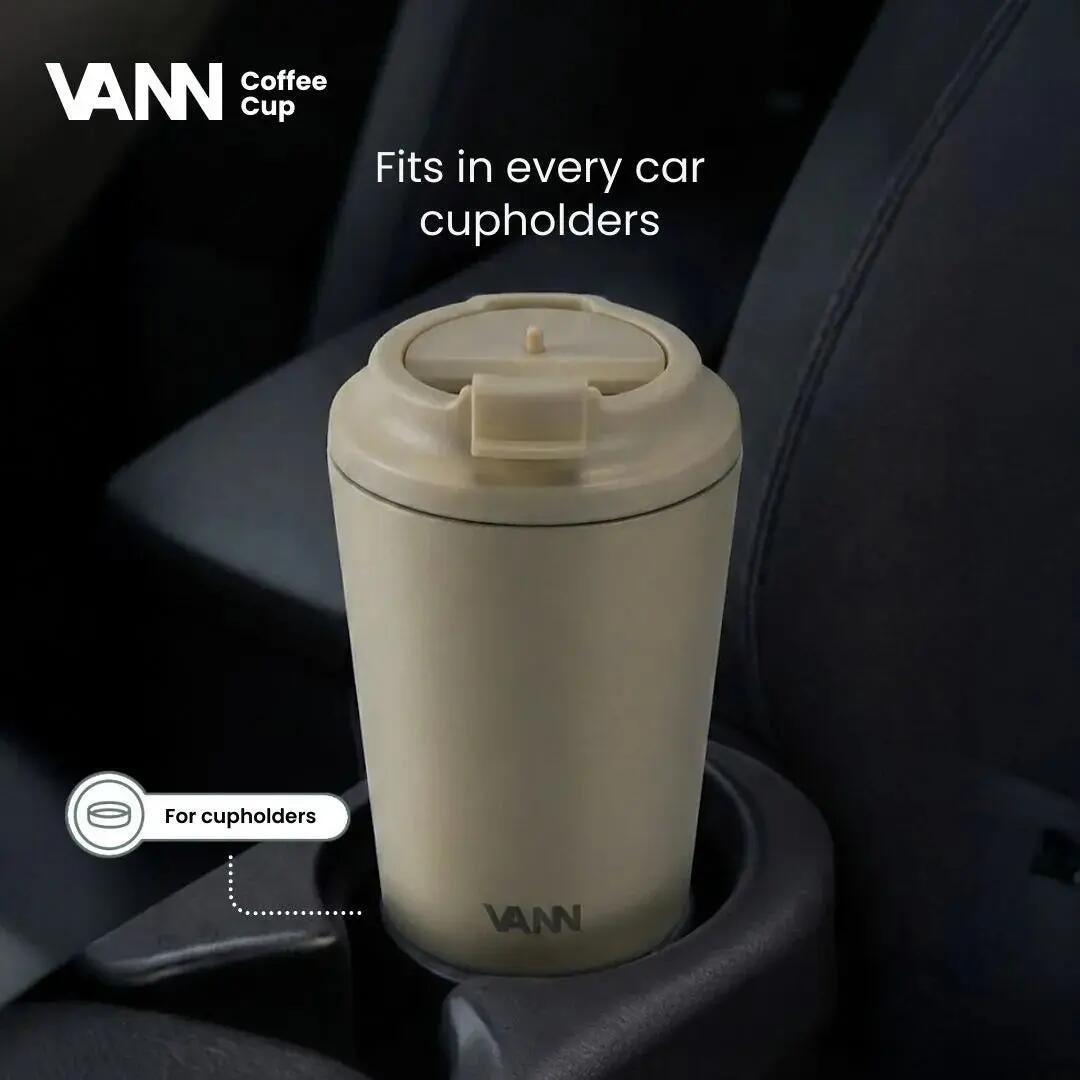 Mug de voyage - Koffiebeker 350 ML - inox double paroi, etanche - Bleu fonce 8/9