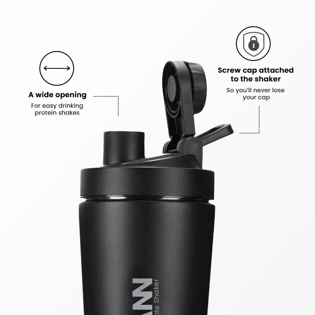 Shaker - Ultimate Shaker 750 ML - inox triple paroi, proteines - Noir 3/12